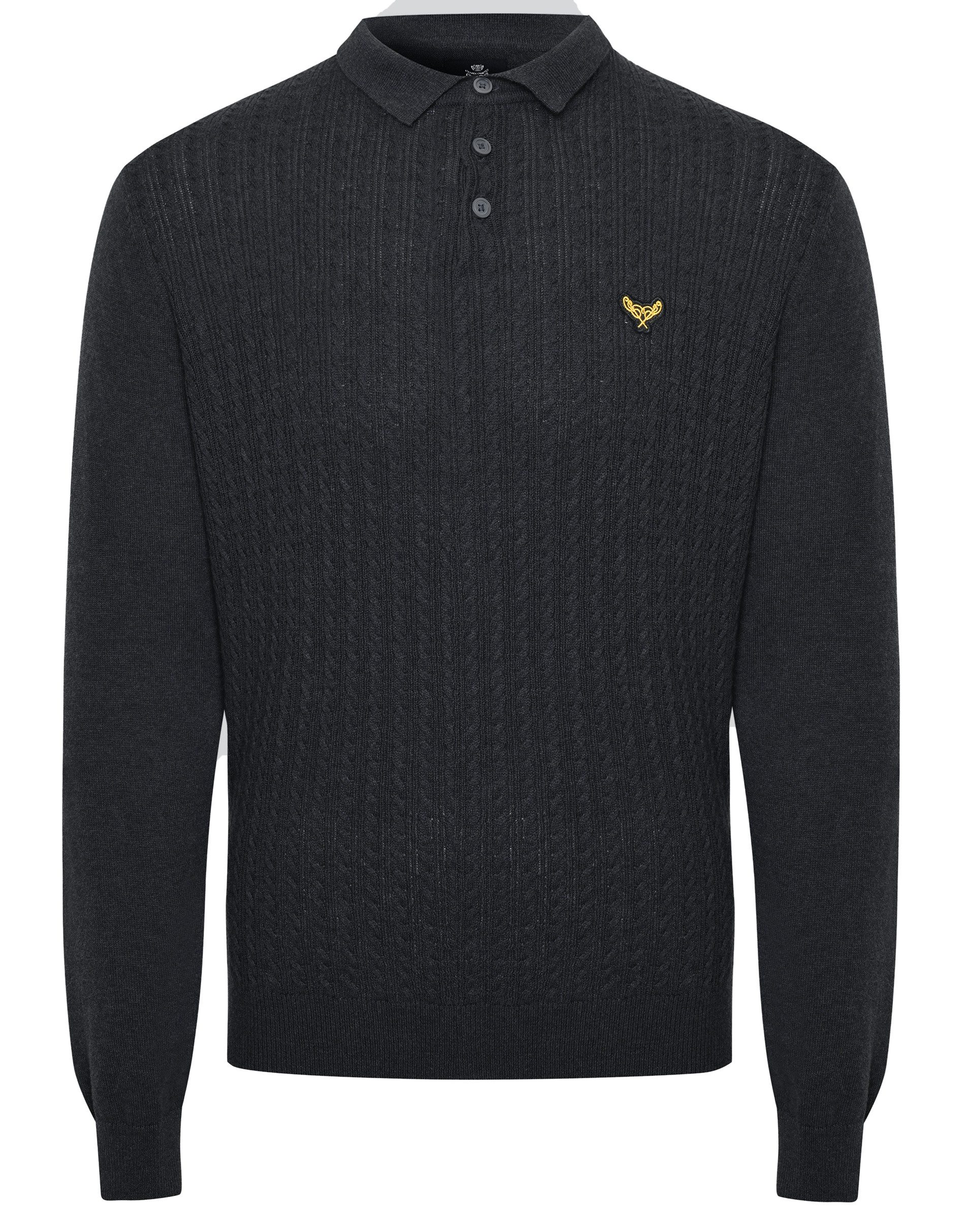 Threadbare Langarmshirt Polo Caesar (1-tlg) mit günstig online kaufen