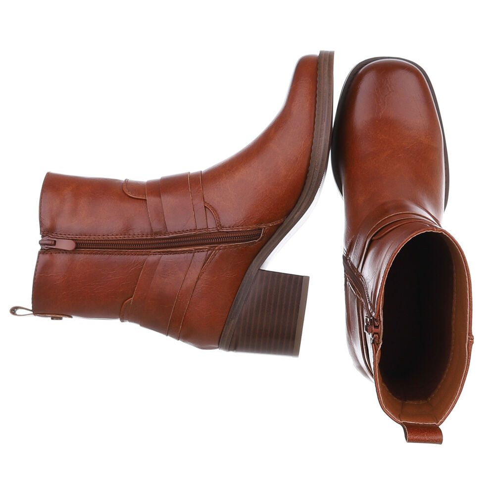 Ital-Design Damen Bikerschuhe Biker Westernstiefelette (87740280) Blockabsa günstig online kaufen