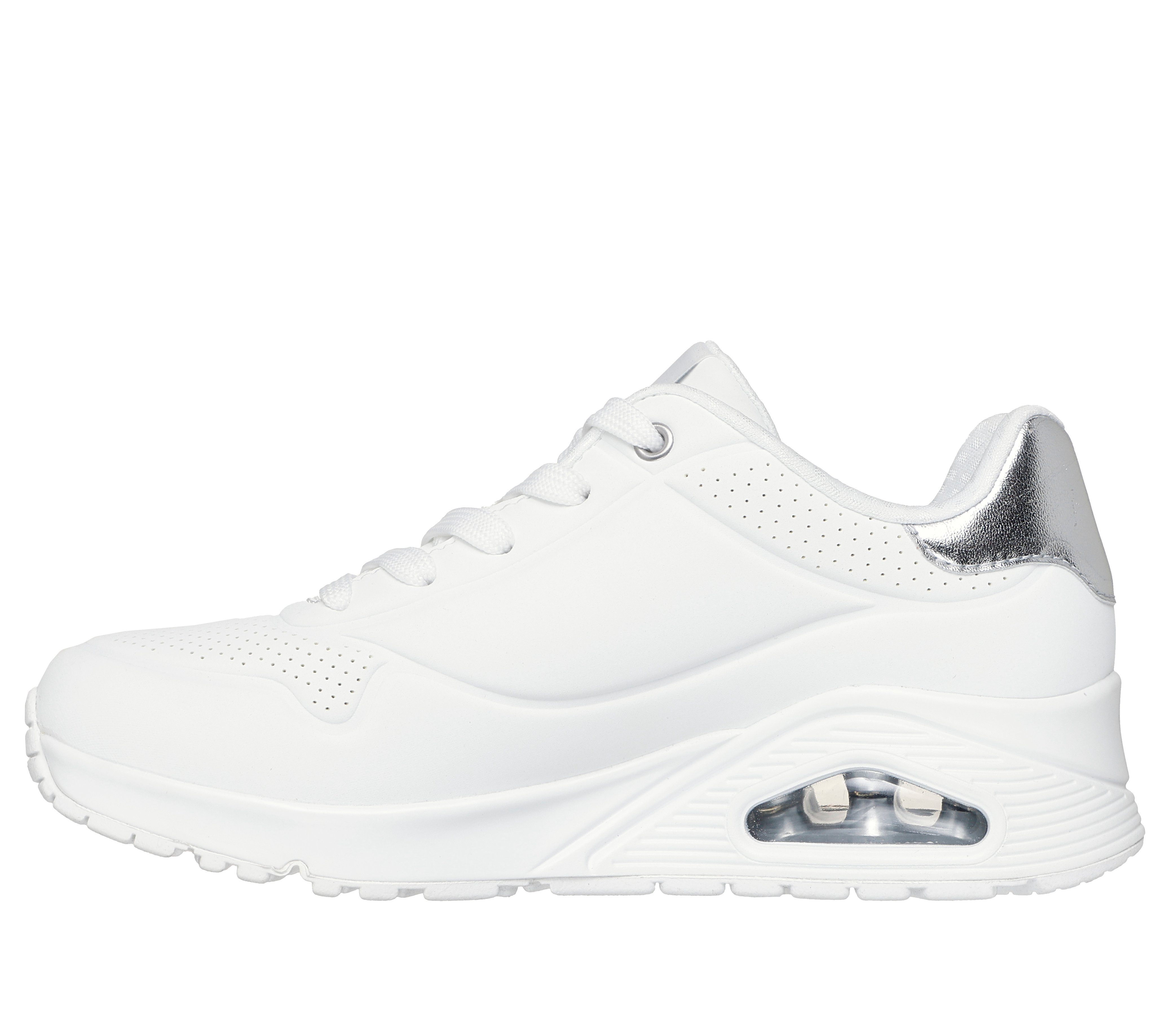 Skechers UNO GOLDEN AIR Sneaker Freizeitschuh, Halbschuh, Schnürschuh mit Metallic-Einsatz – Bild 4 von 5