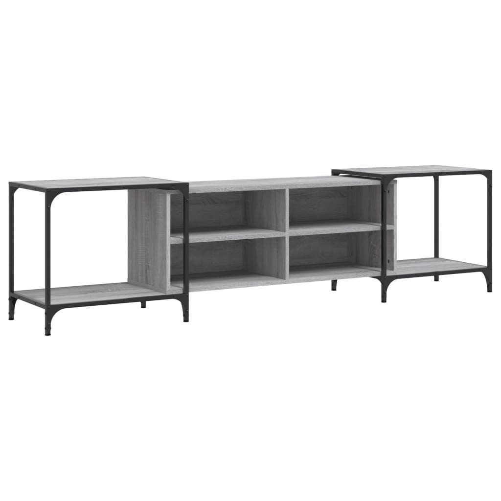 vidaXL TV-Schrank TV Schrank Fernsehschrank Lowboard Regal Grau Sonoma 203x günstig online kaufen