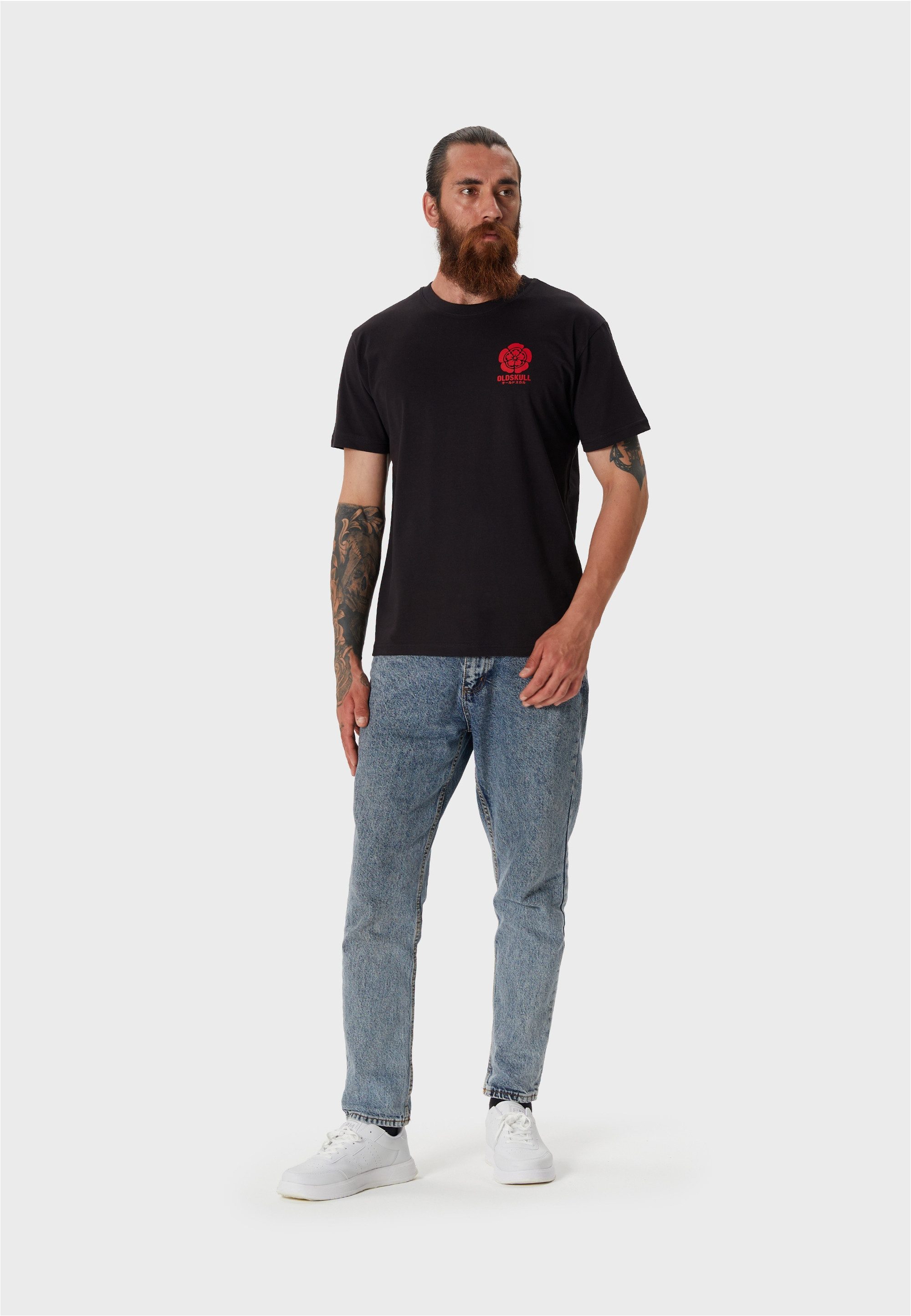 Oldskull T-Shirt Retro Japan Island (1-tlg) günstig online kaufen