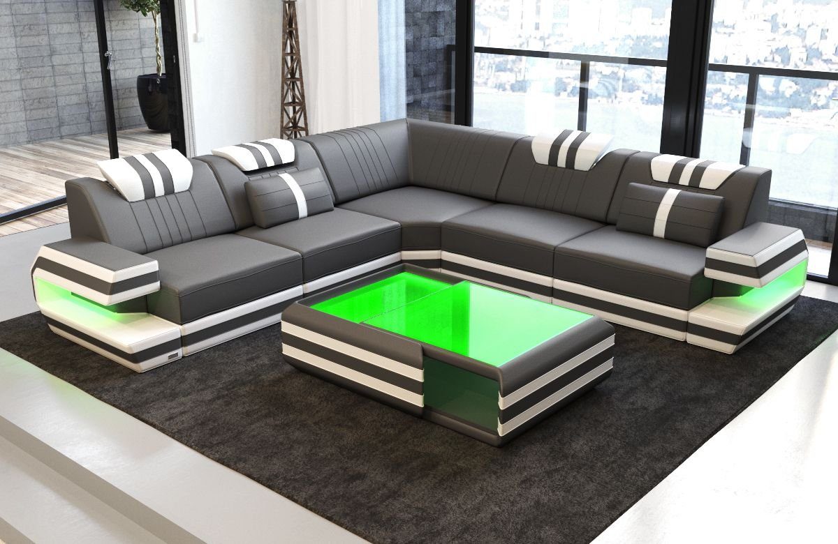 Sofa Dreams Ecksofa Ledercouch Sofa Leder günstig online kaufen