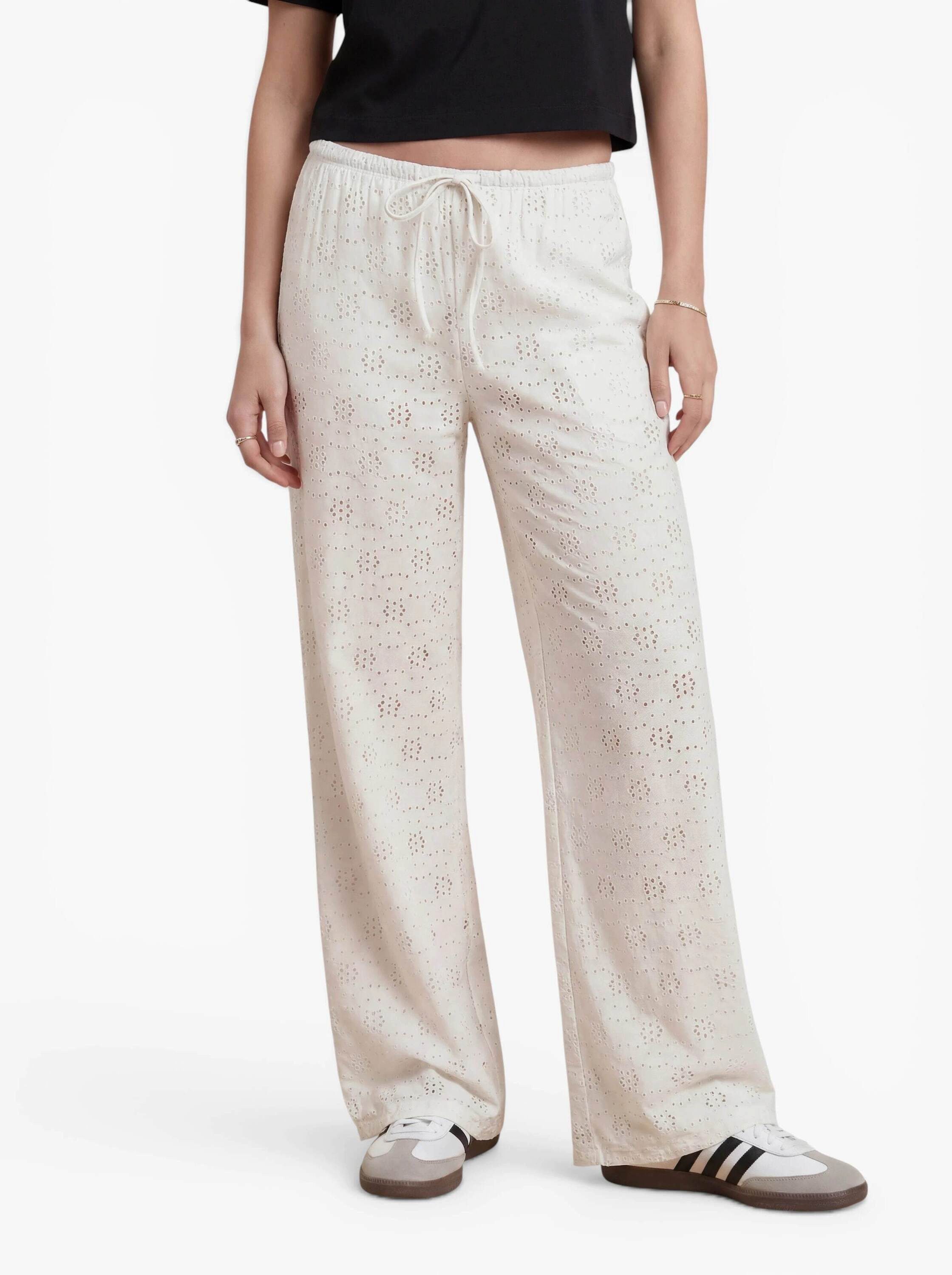 ONLY Stoffhose ONLSMILLA (1-tlg) Lochmuster