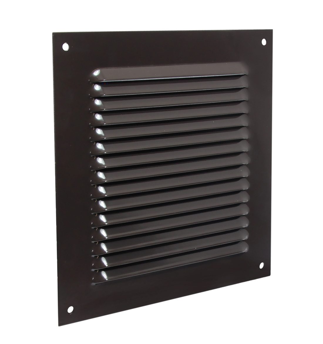 Lüftungsgitter Lüftungsgitter LG 2020 LB Lamellengitter Braun 200 x 200, für Feuchträume geeignet