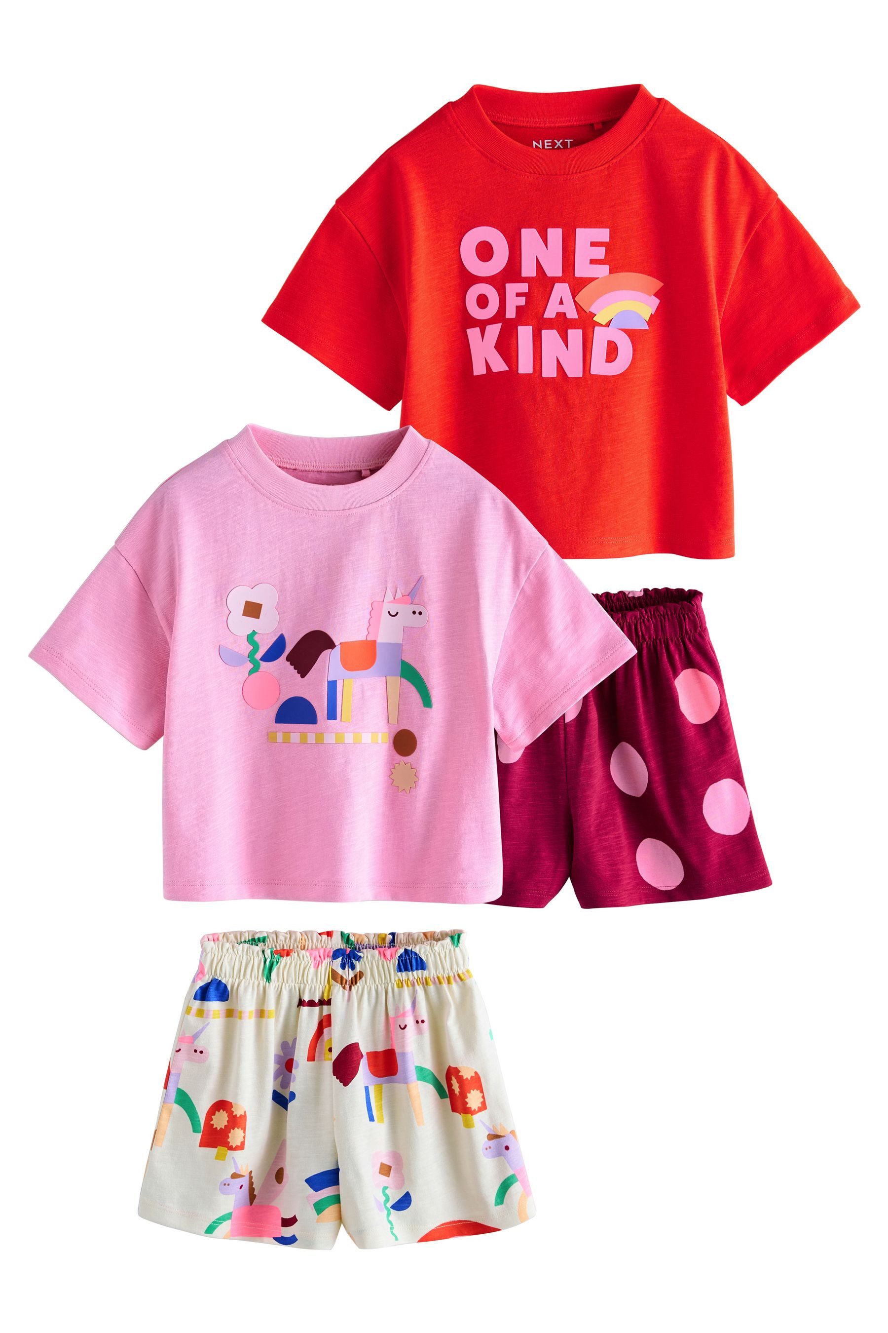 Shirt & Shorts Oberteil und Shorts, 2-teiliges Set