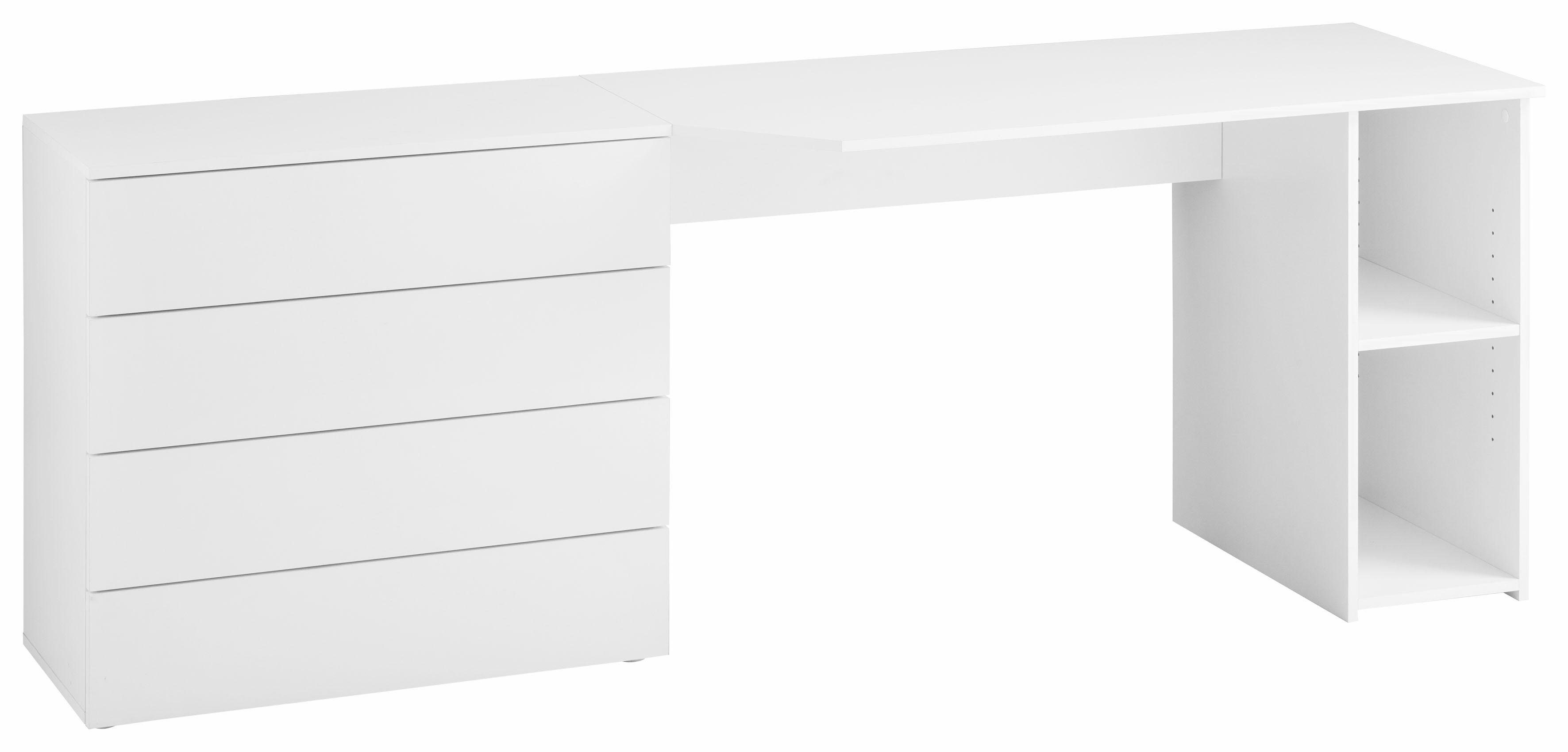 borchardt Möbel Schreibtisch Vaasa, Breite 196 cm, Push to Open-Funktion