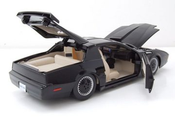 JADA Modellauto Pontiac Firebird Trans Am Kitt Knight Rider K.I.T.T. schwarz mit Scann, Maßstab 1:24