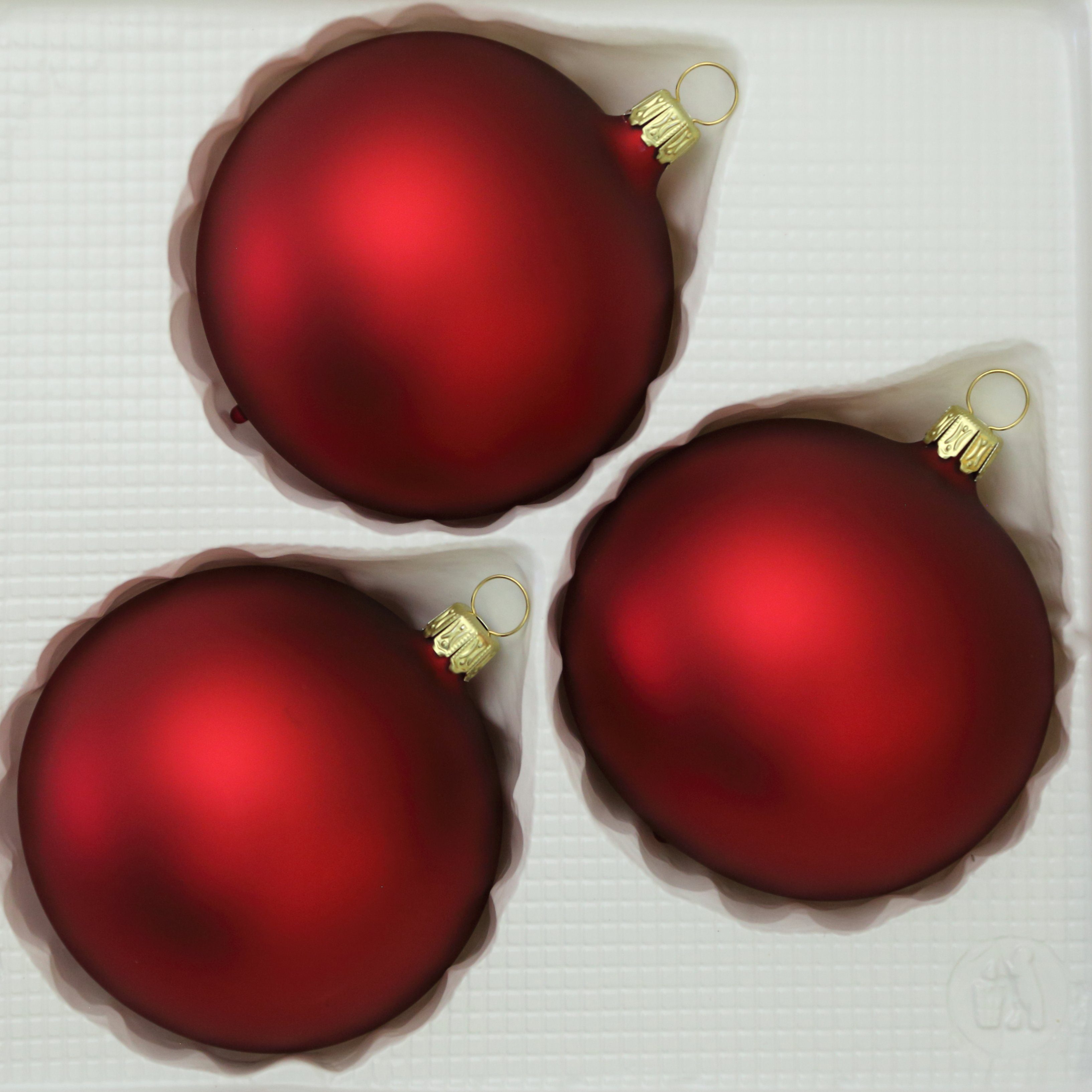 Lauschaer Glas Christbaumschmuck Christbaumschmuckkugeln in verschiedenen Farben und Größen