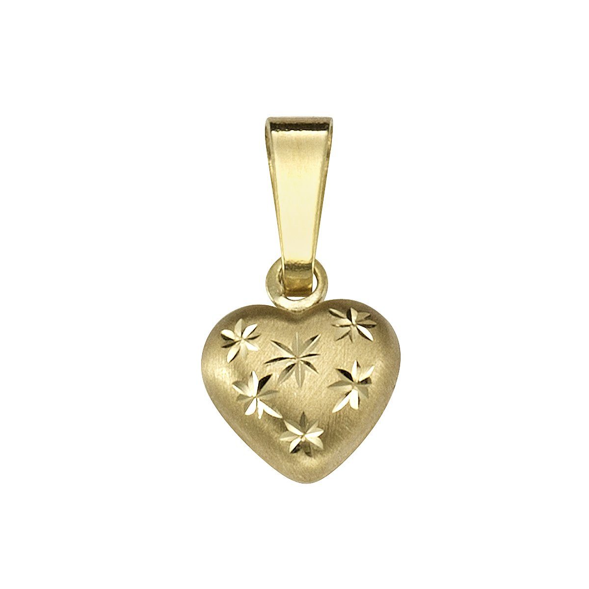 Vivance Kettenanhänger 333 Gold Motiv Herz mit Sternen günstig online kaufen