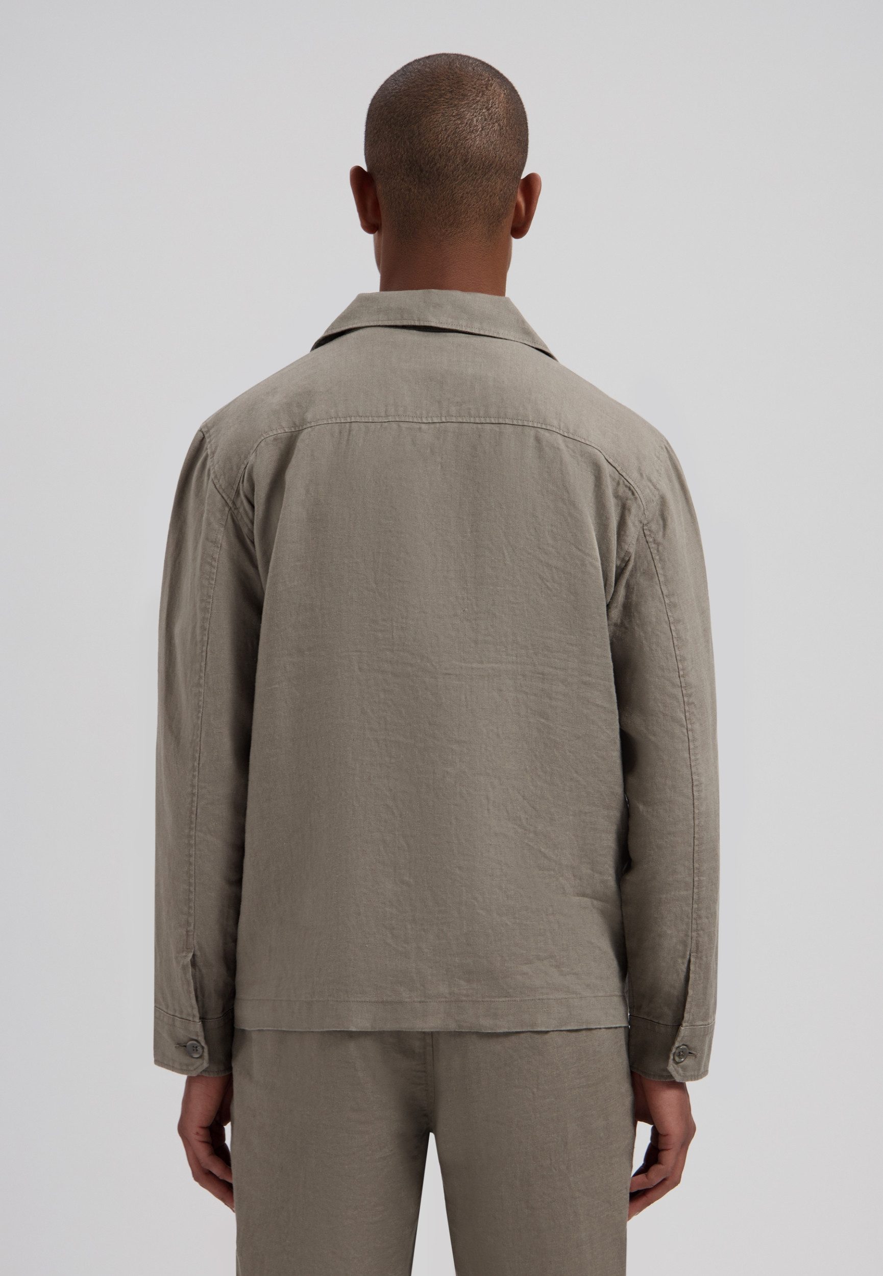Dstrezzed Allwetterjacke DS_Pierce Overshirt Grey Brown