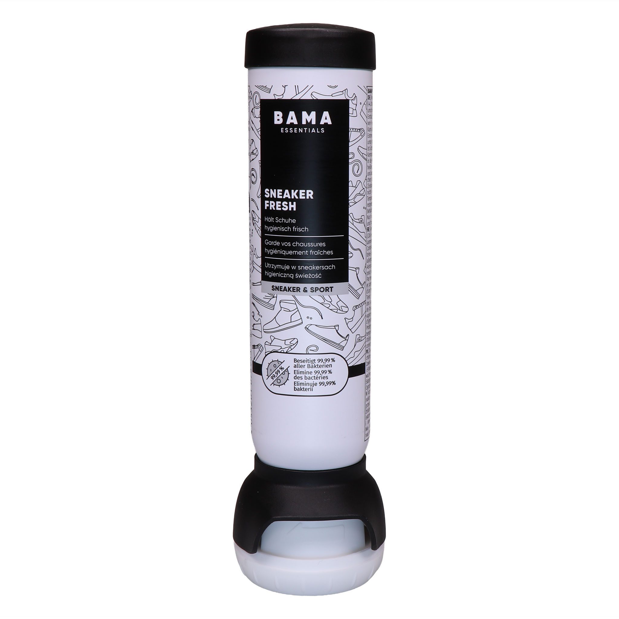 BAMA Group Schuhdeo Bama Sneaker Fresh 100ml – Antibakterielles Deo für frische Sneakers