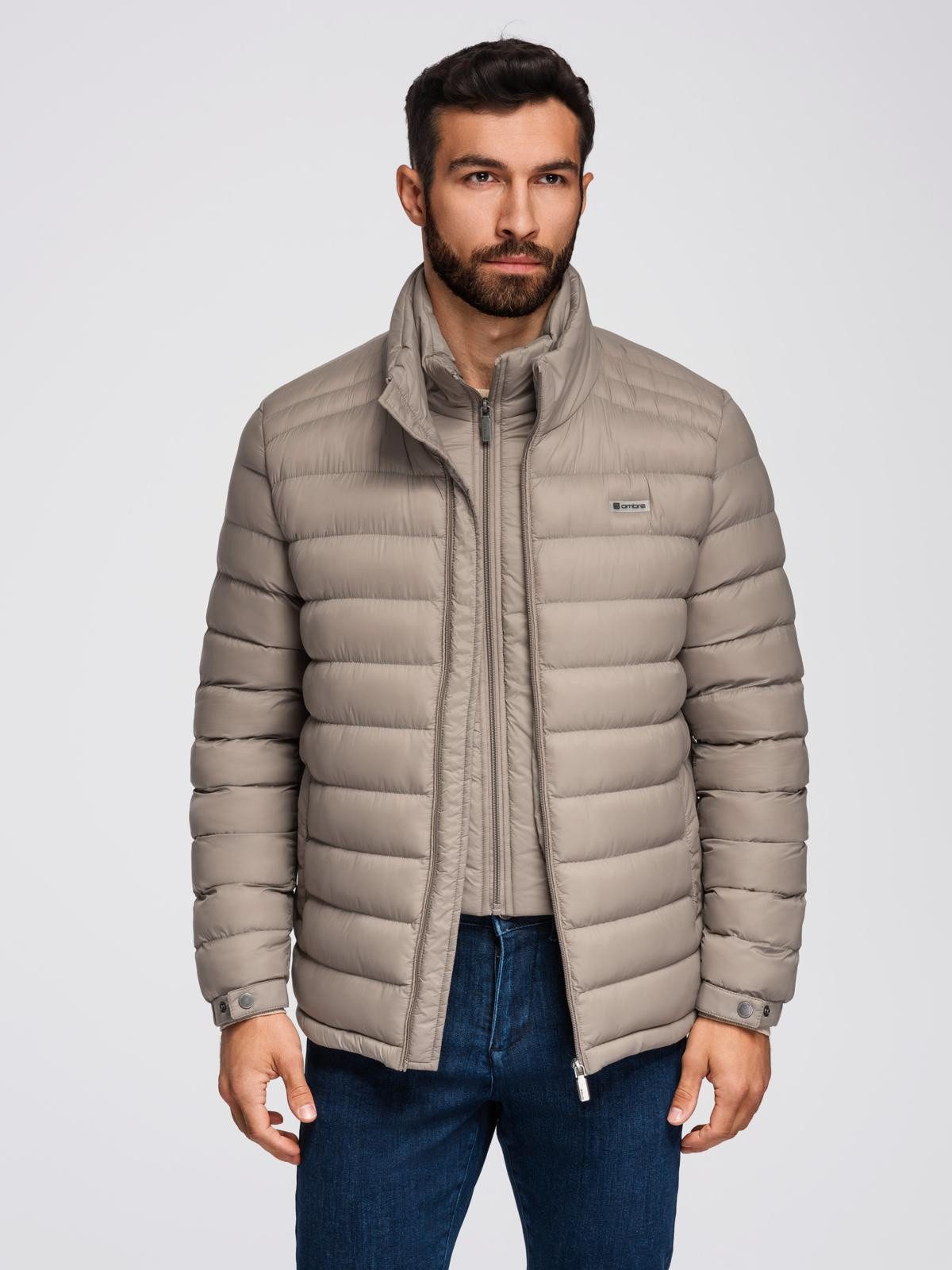 OMBRE Steppjacke Klassische Steppjacke für Herren mit Stehkragen günstig online kaufen