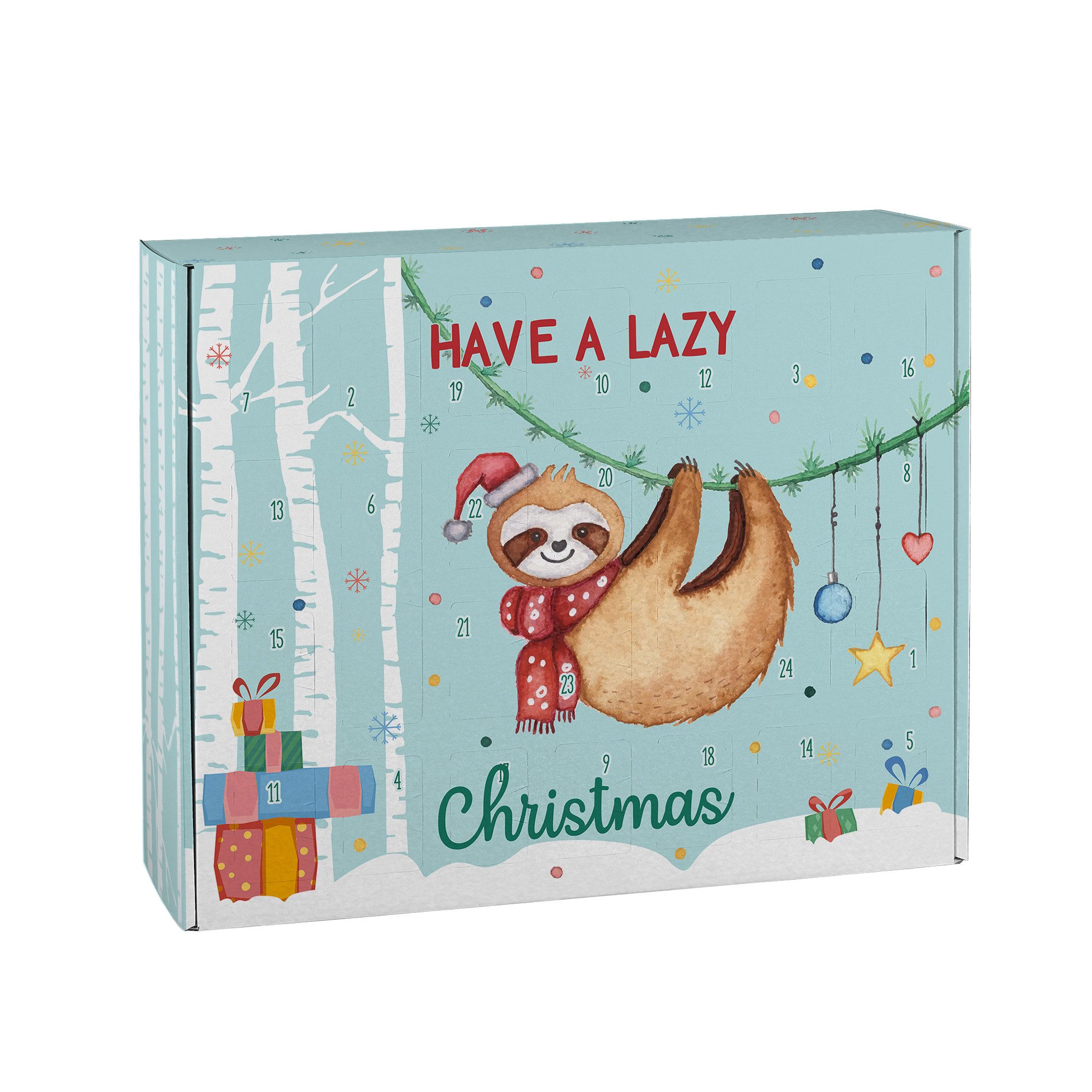 Herz & Heim befüllbarer Adventskalender mit festlichen Motiven zu Weihnachten - DIY Adventskalender, zum selbst Befüllen