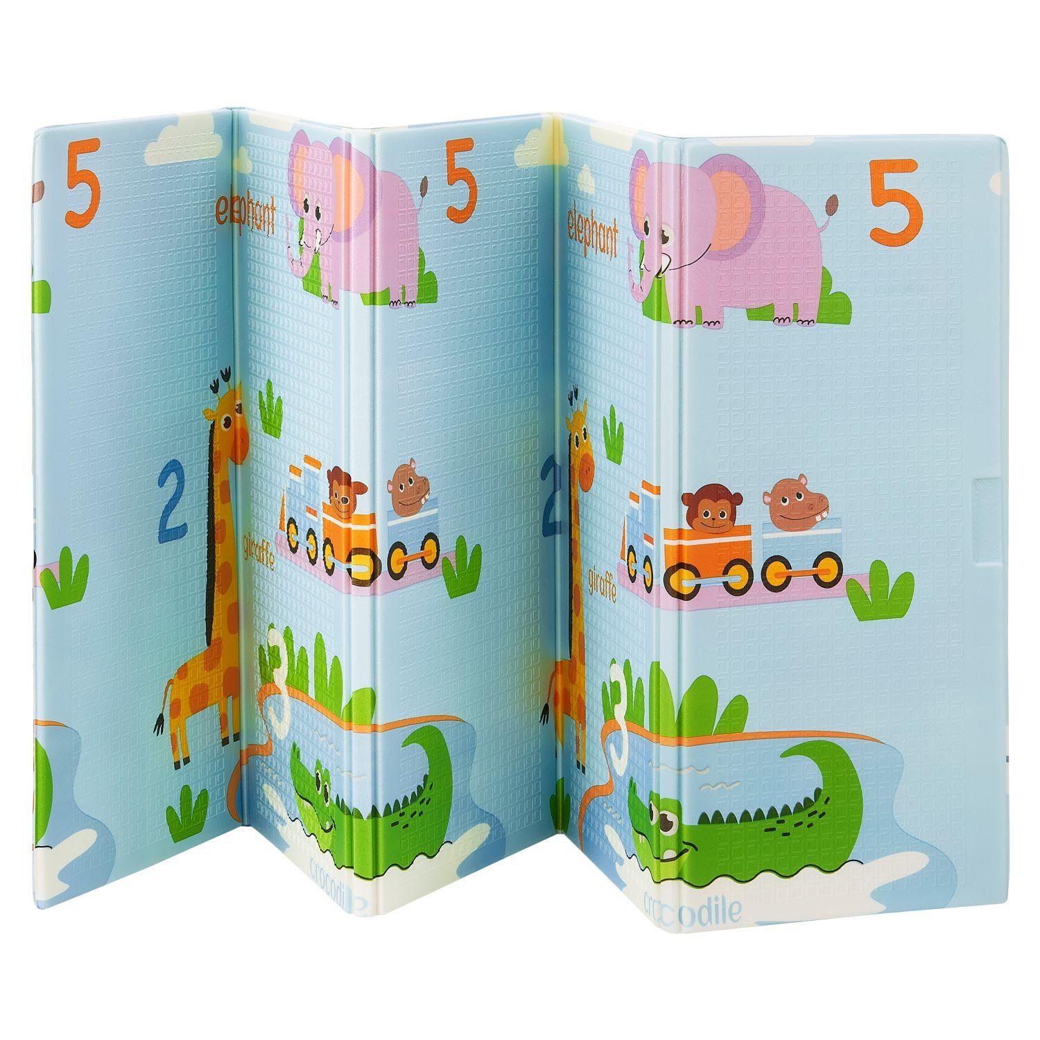 Juskys Puzzlematte Stella, (Wasser & Zoo), 180x200 cm, doppelseitiges Muste günstig online kaufen