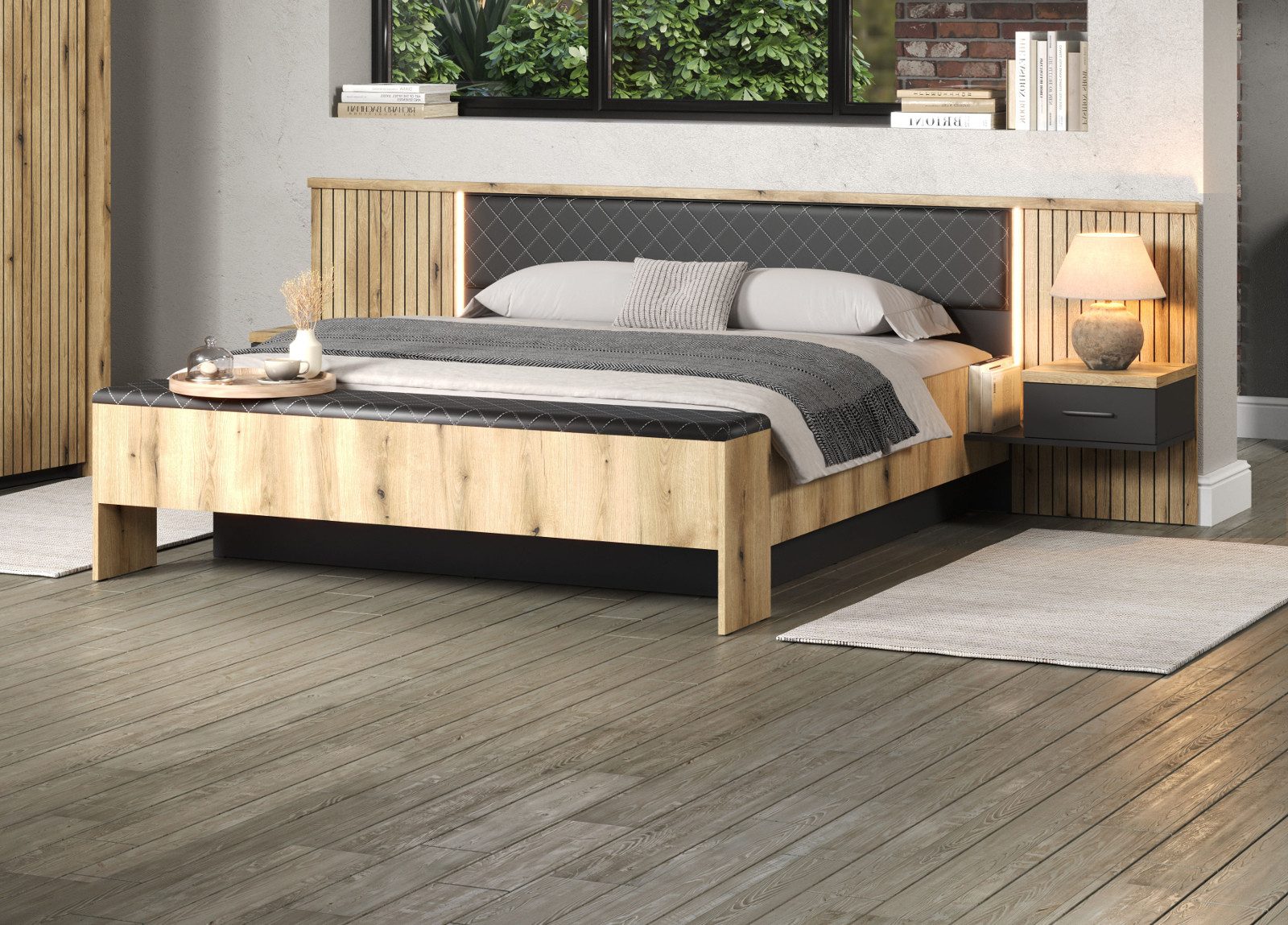 Furn.Design Bettanlage Avila, (Doppelbett (180 x günstig online kaufen