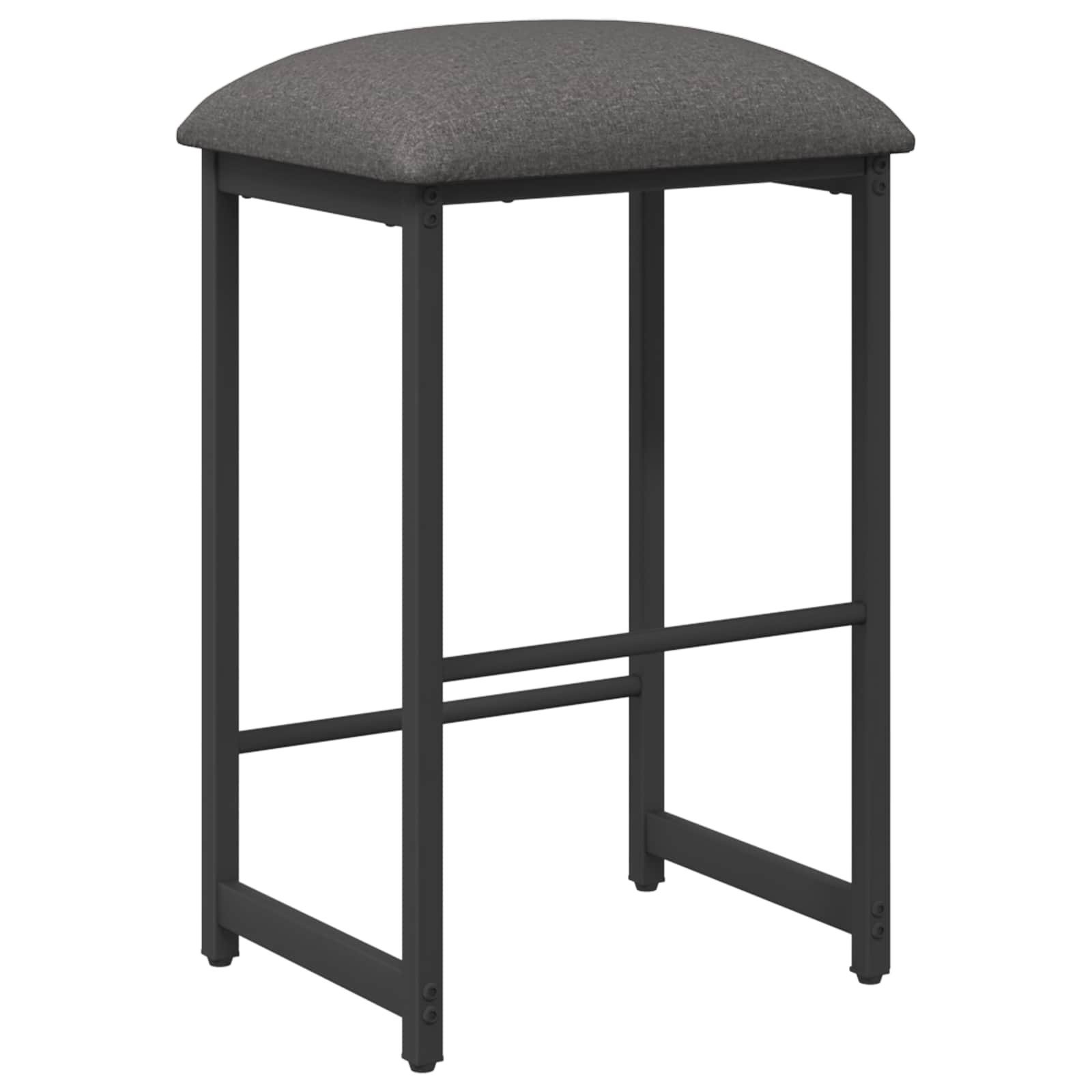 vidaXL Barhocker Barhocker Hellgrau 40 x 32 x 74 cm Holzwerkstoff (1 St)