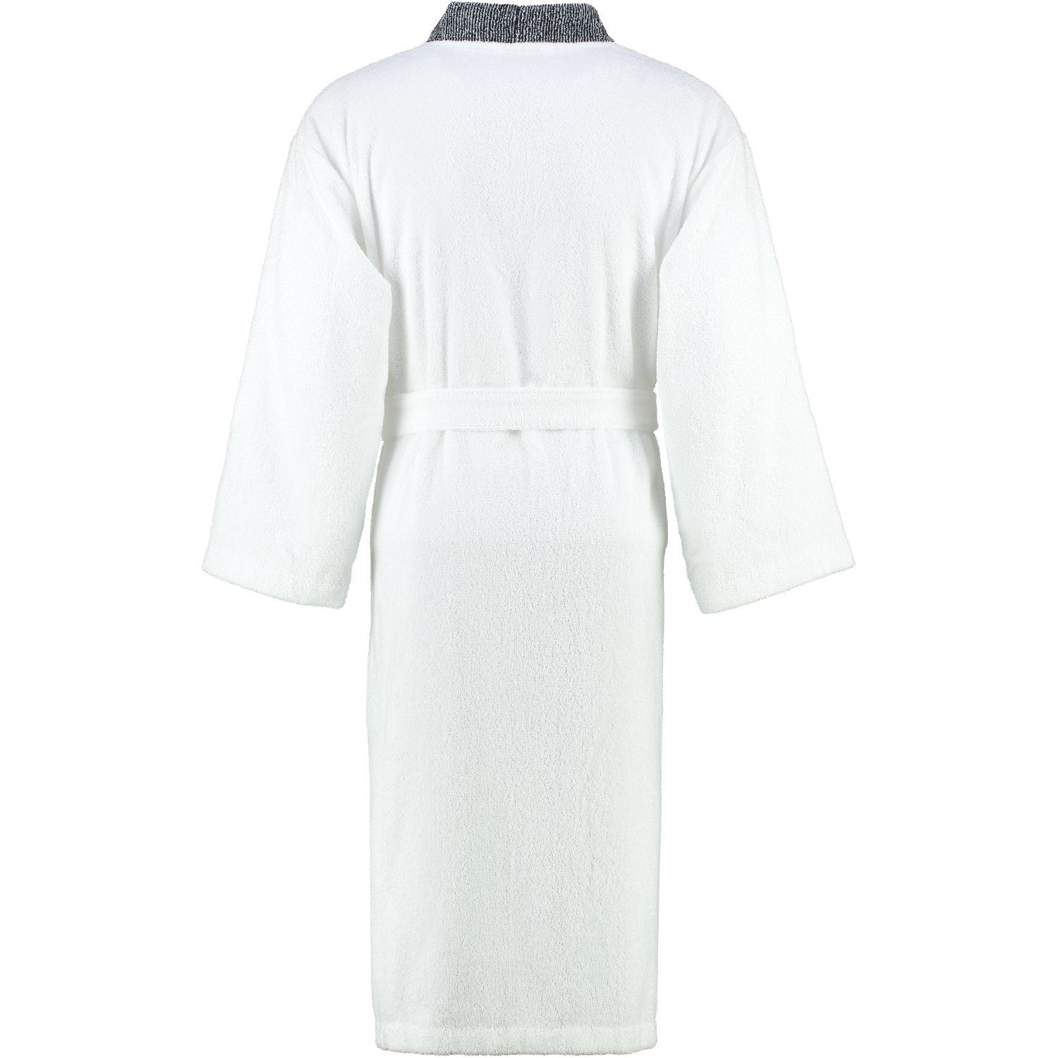 Egeria Unisex-Bademantel 100% Baumwolle Kimono, Kimono, Black&White
