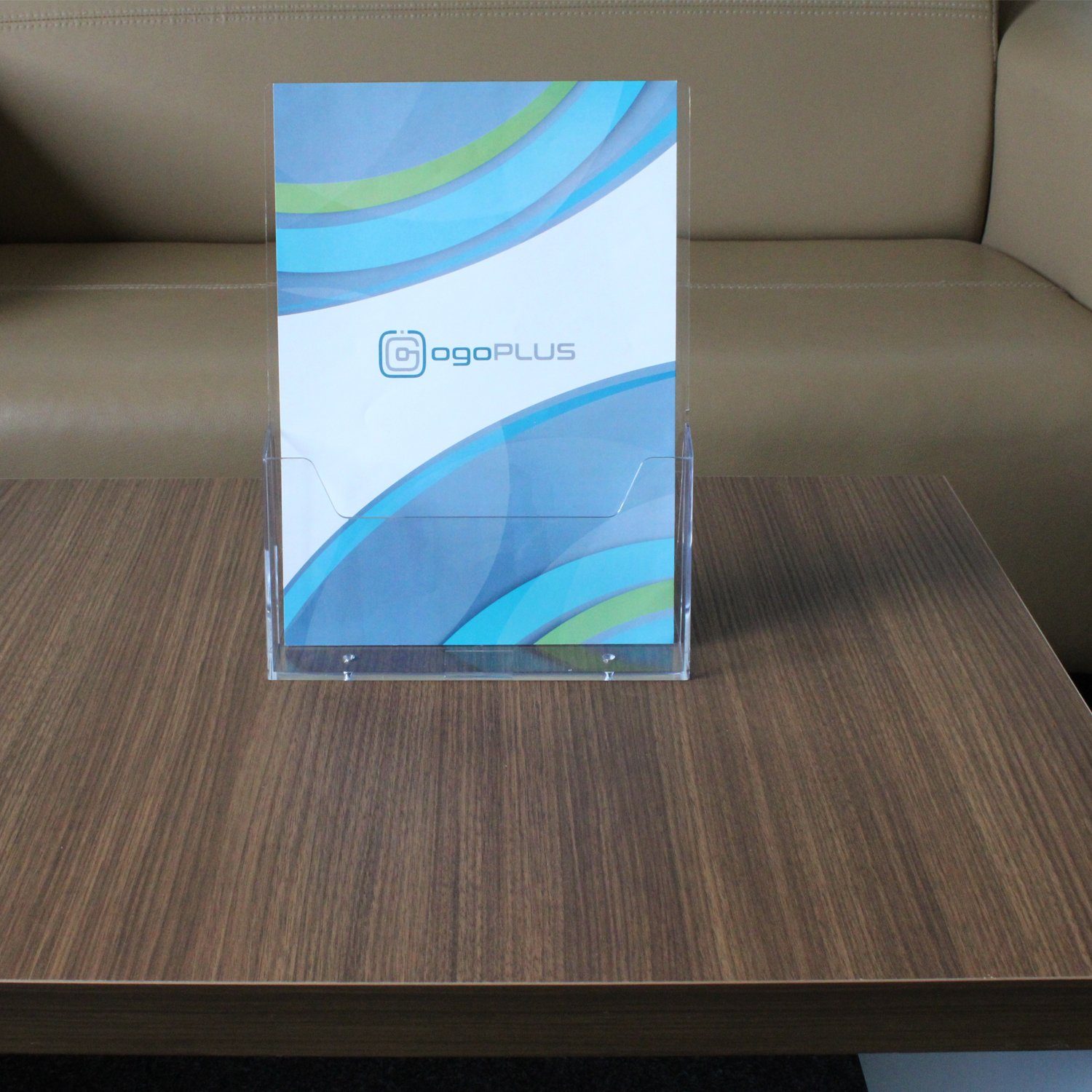 ogoPLUS Zeitungsständer Prospektständer DIN A4 Hochformat Prospekthalter Flyer-Ständer