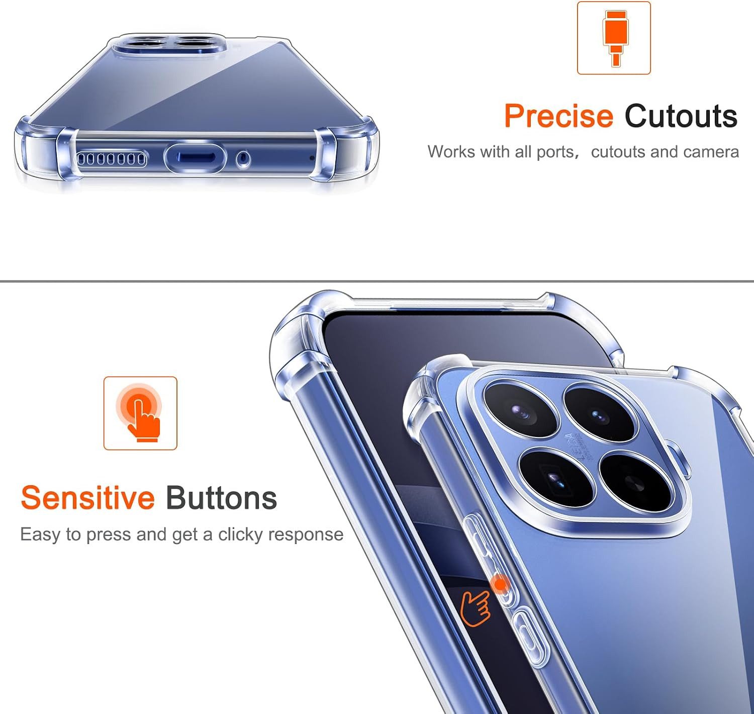 Widmann-Shop Handyhülle Xiaomi 17T Xiaomi 17T Pro Transparent Cover Case, kratzfest, für Xiaomi 17T oder 17T Pro