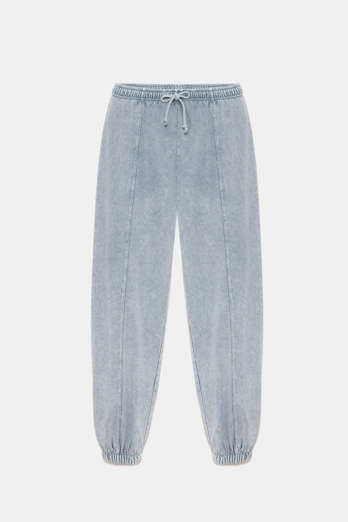 Jogginghose Baumwoll-Sweatpants mit Ballonmuster