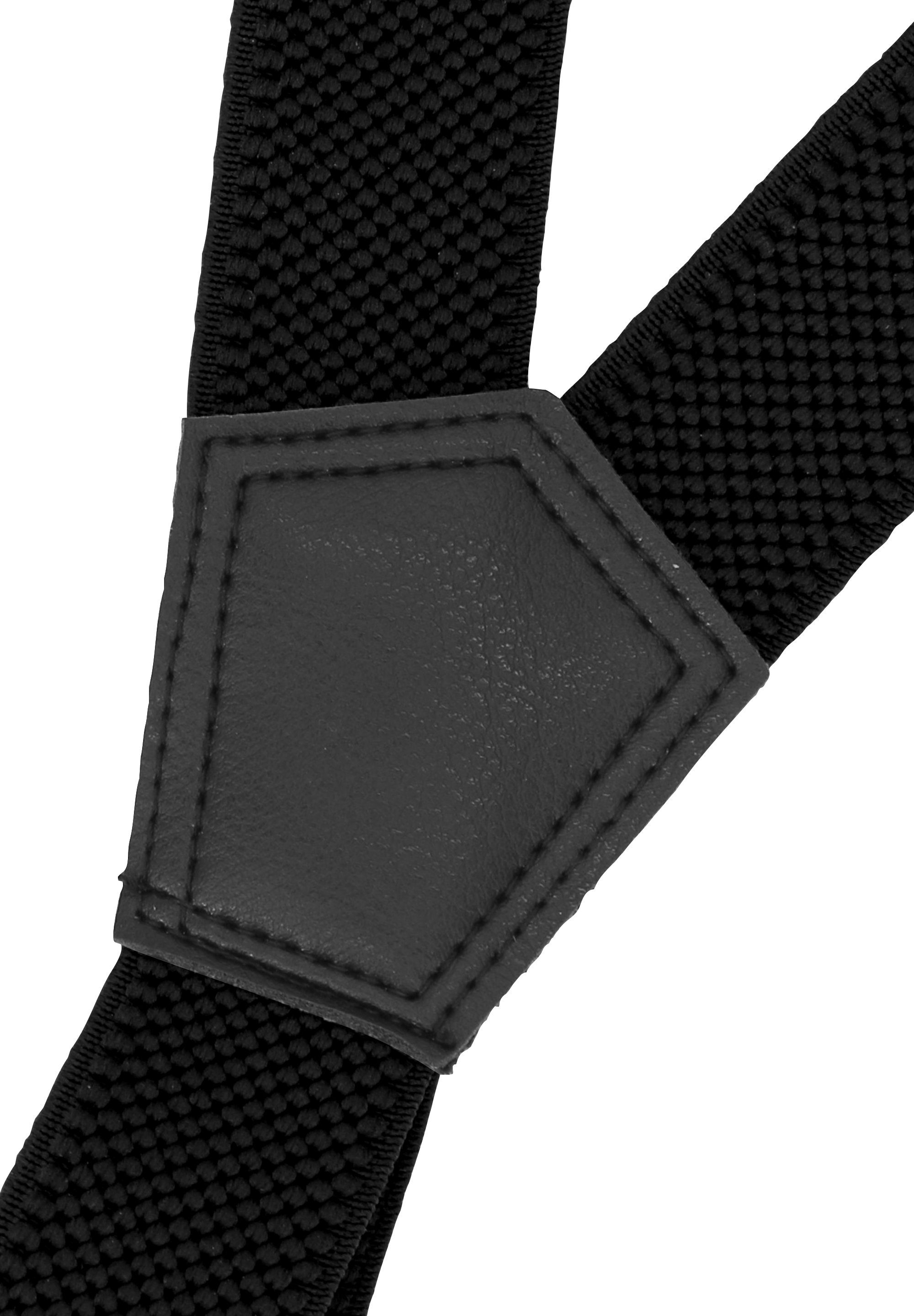 Fabio Farini Hosenträger Schmales Y-Design mit 2,5cm Breite verstellbar mit extra starken Clipverschluss, Schwarz – Bild 4 von 5