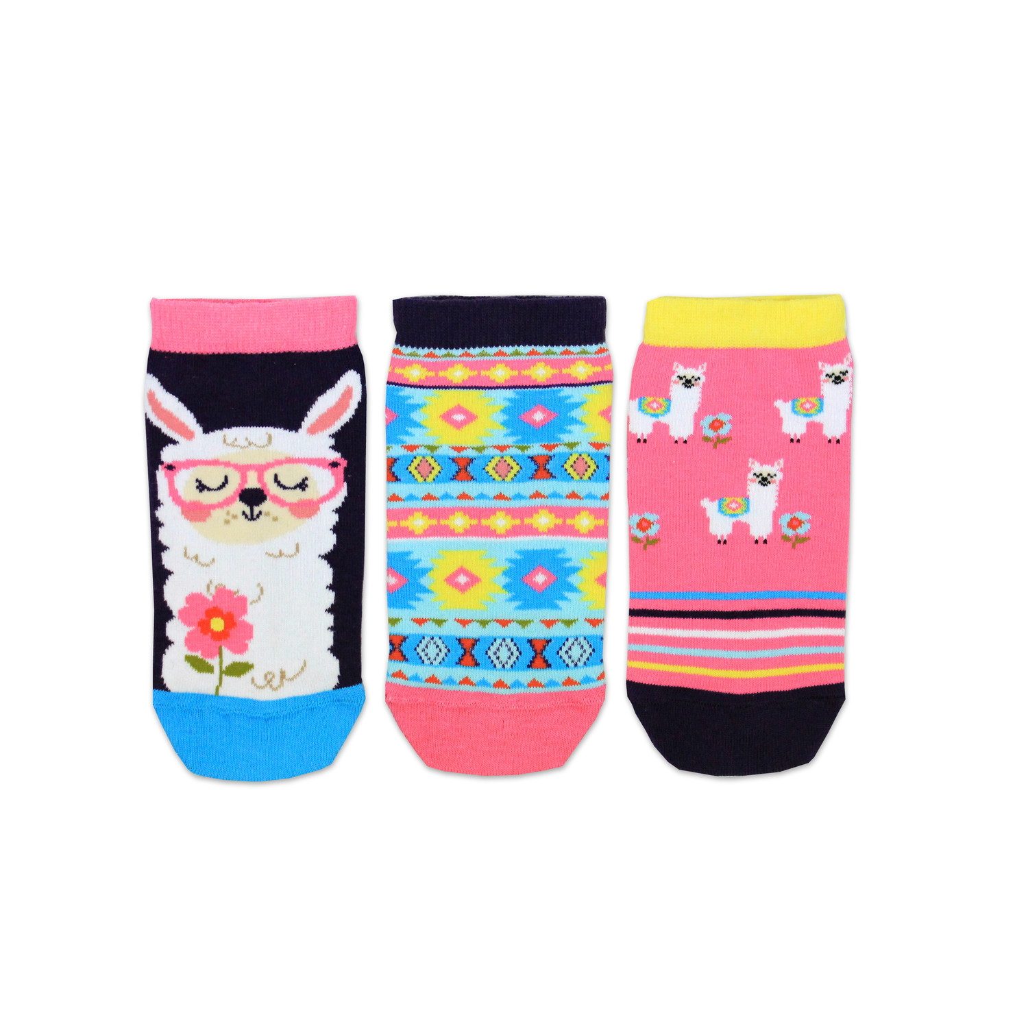 United Oddsocks Freizeitsocken Lama und Aztekenmuster Füßlinge Oddsocks Socken in 30 5 38 im 3er Set