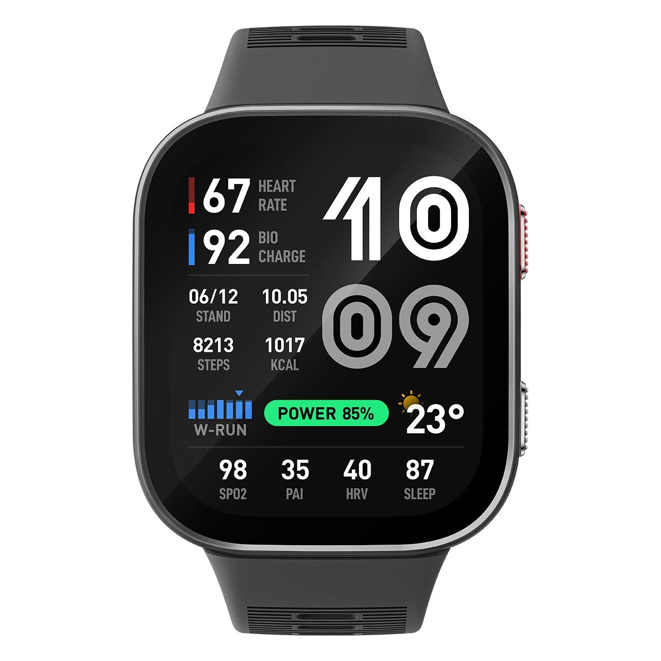 Amazfit Bip Max Smartwatch (5.25 cm/2.07 Zoll, Amazfit OS), Hyrox Race Mode