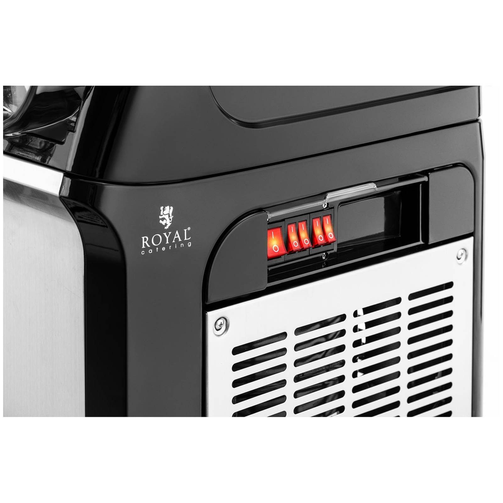 Royal Catering Slush-Eismaschine 3 x 12 L Slushmaschine Eismaschine Softeis Slusheis Gastronomie, 980 W