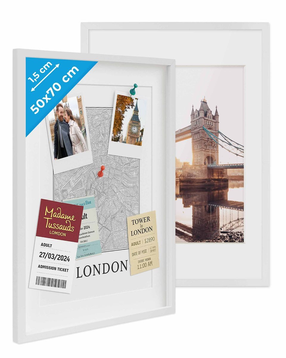 PHOTOLINI Bilderrahmen 2er Set 3D-Rahmen mit günstig online kaufen