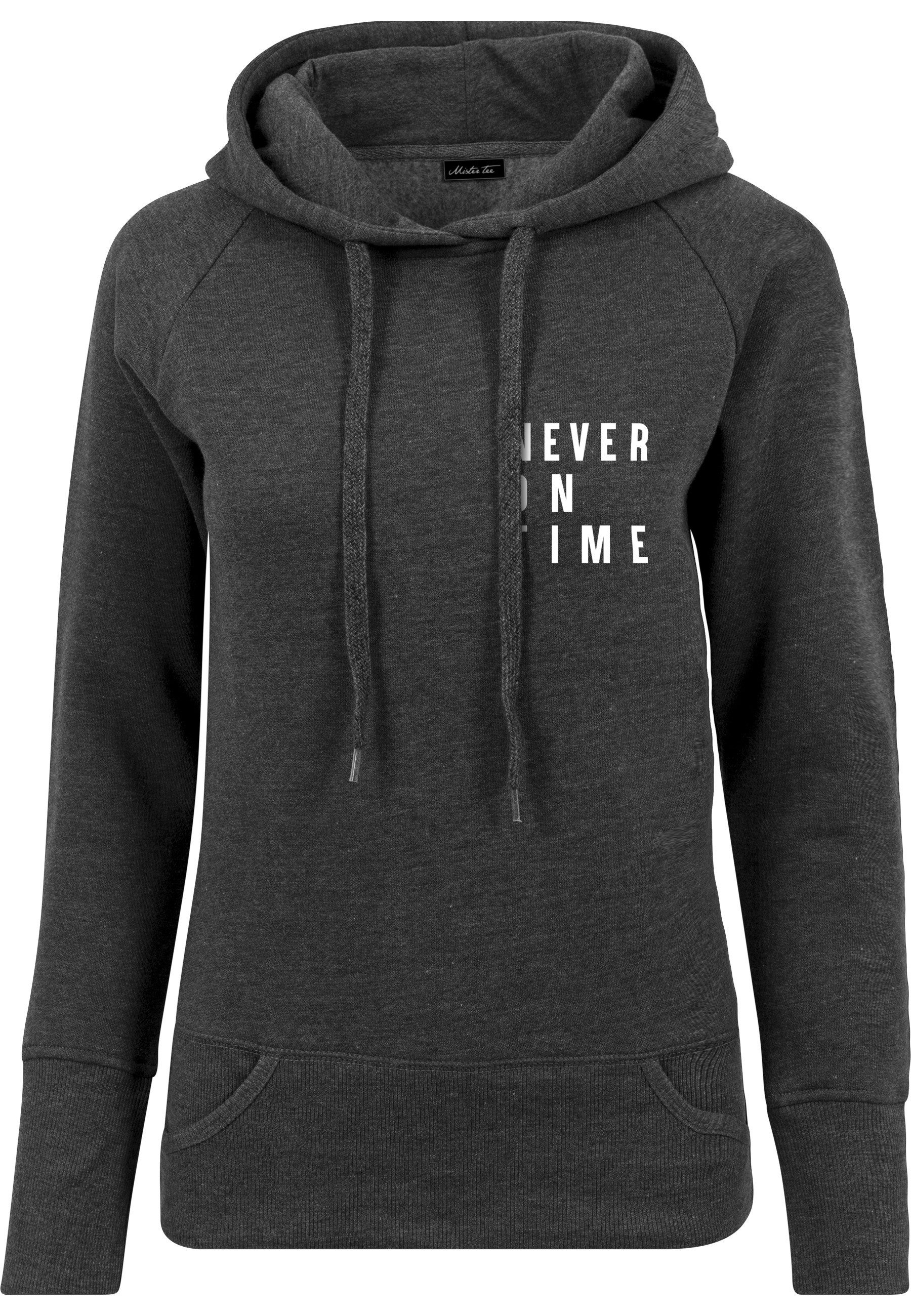 MisterTee Kapuzenpullover MisterTee Herren Ladies Never On Time Hoody (1-tlg)