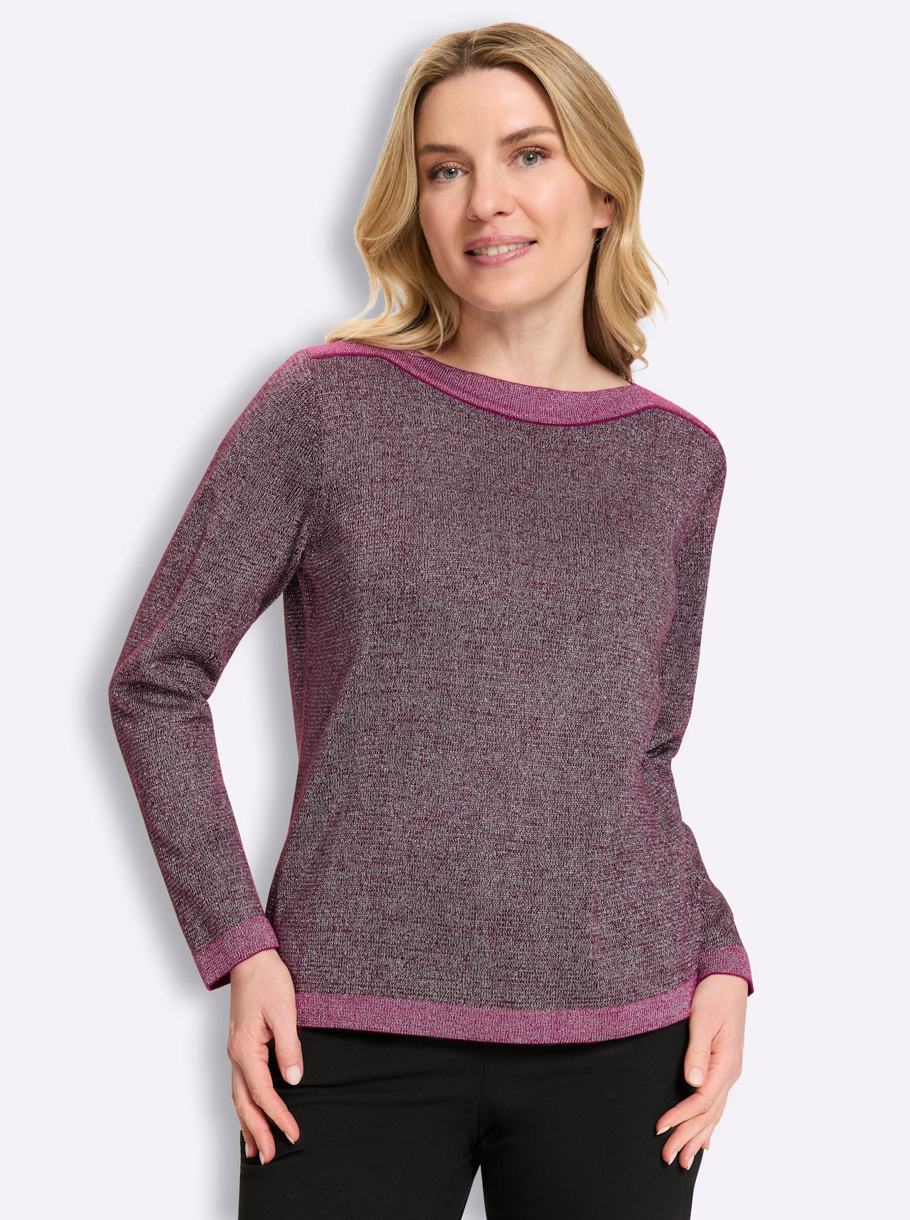 Strickpullover Langarm-Pullover Langarm Jersey
