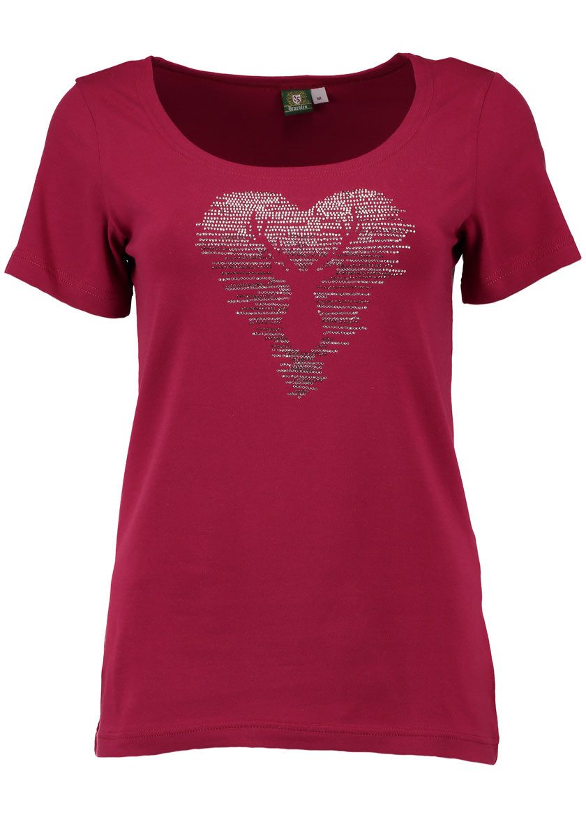 OS Trachten Trachtenshirt Yomaru Tailliert günstig online kaufen