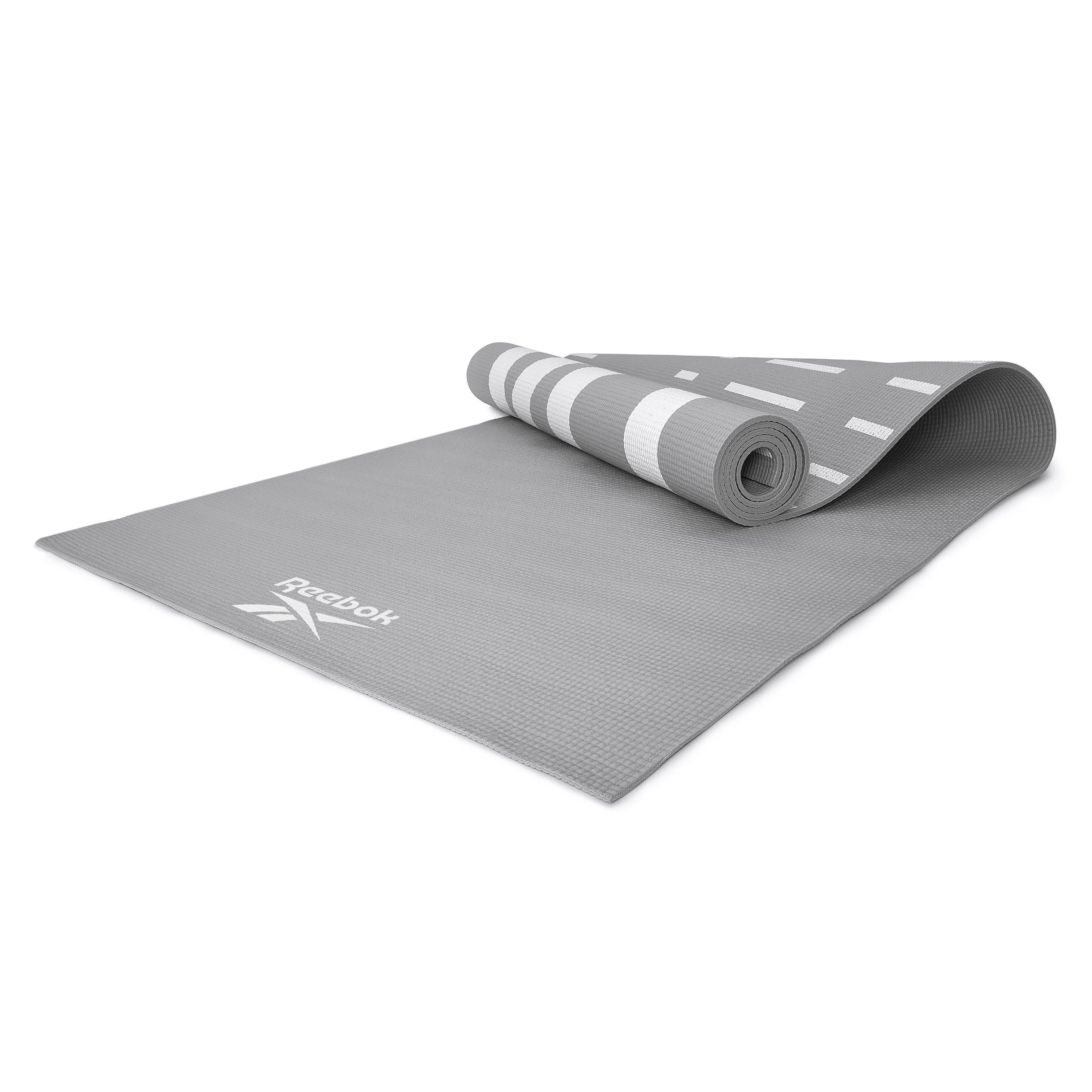 Reebok Yogamatte Yogamatte, 4mm, doppelseitig, Rutschfeste Oberfläche