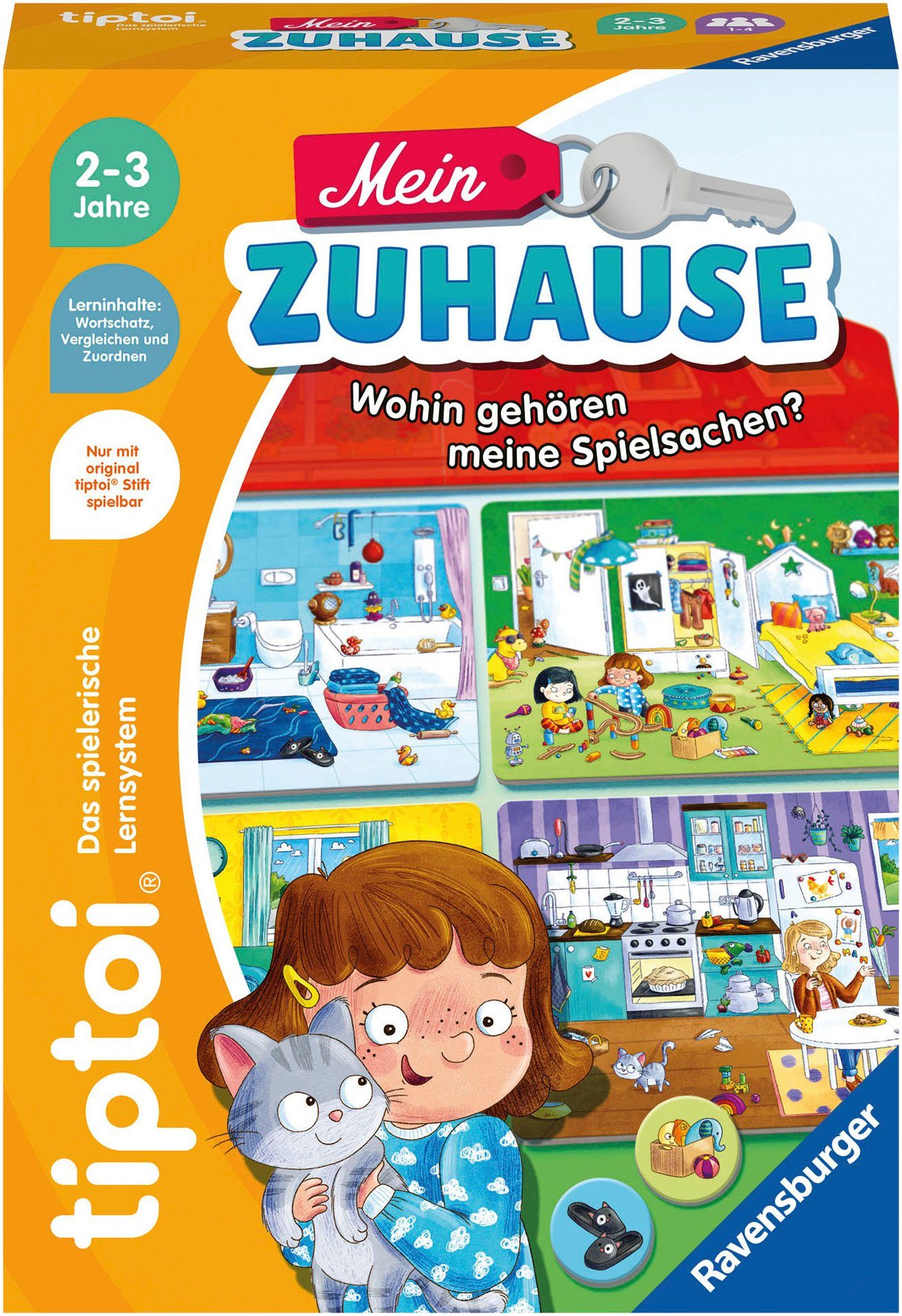Ravensburger Puzzle tiptoi® Mein Zuhause, Puzzleteile, Made in Europe günstig online kaufen