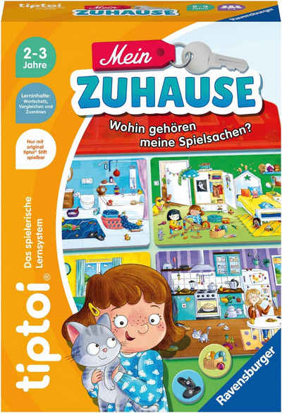 Ravensburger Пазли tiptoi® Mein Zuhause, Пазлиteile, Made in Europe, FSC® - schützt Wald - weltweit