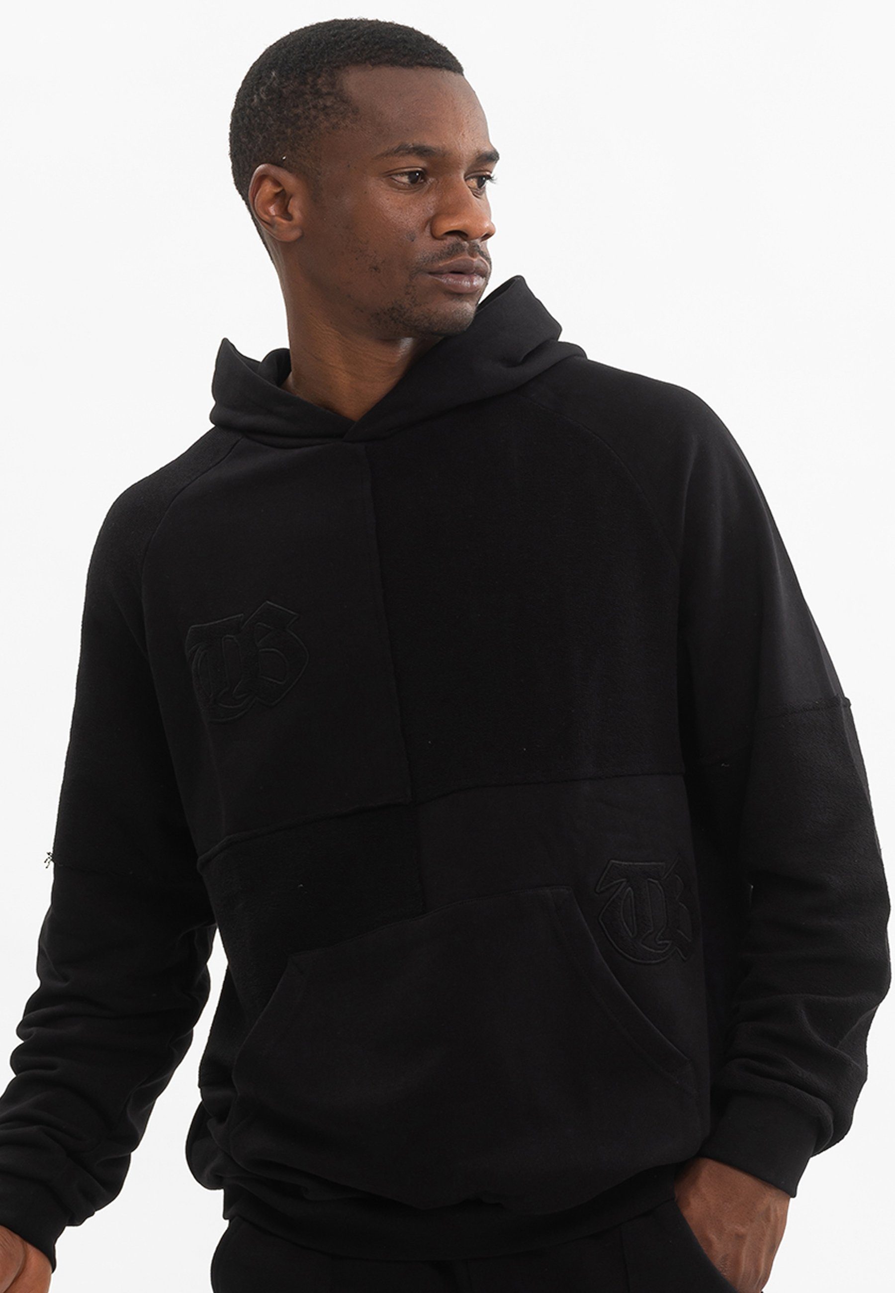 Tom Barron Sportanzug Colorblock Sporty Hoodie Set, mit Label-Applikationen