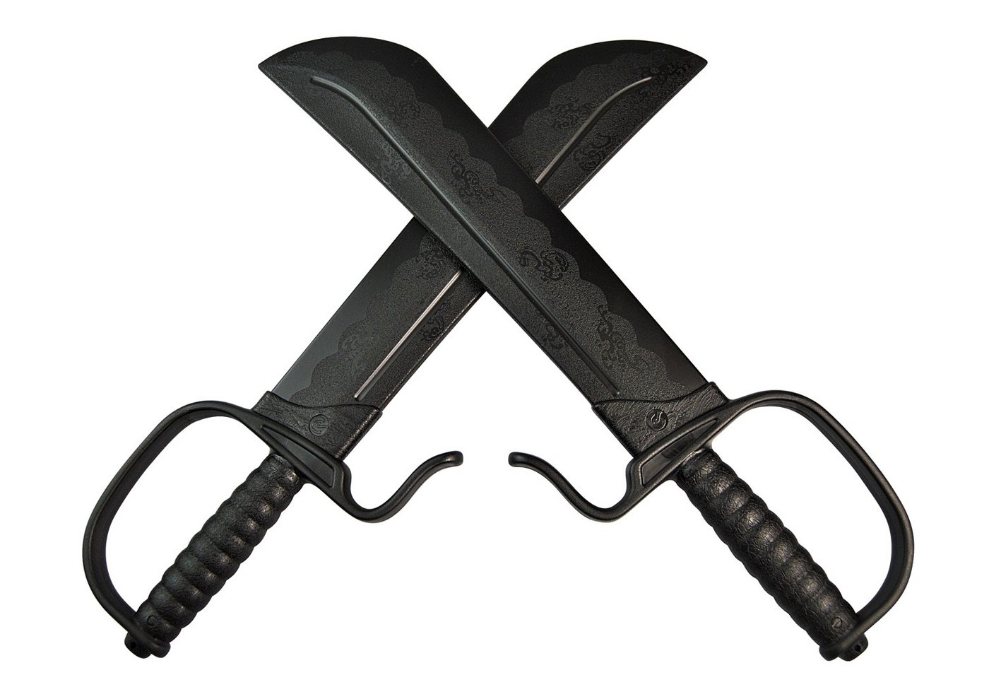 BAY-Sports Asiamesser stumpf Schmetterlingsmesser Kung Fu Wing Chun Butterfly Doppelmesser, Aus Kunststoff für sicheres Training