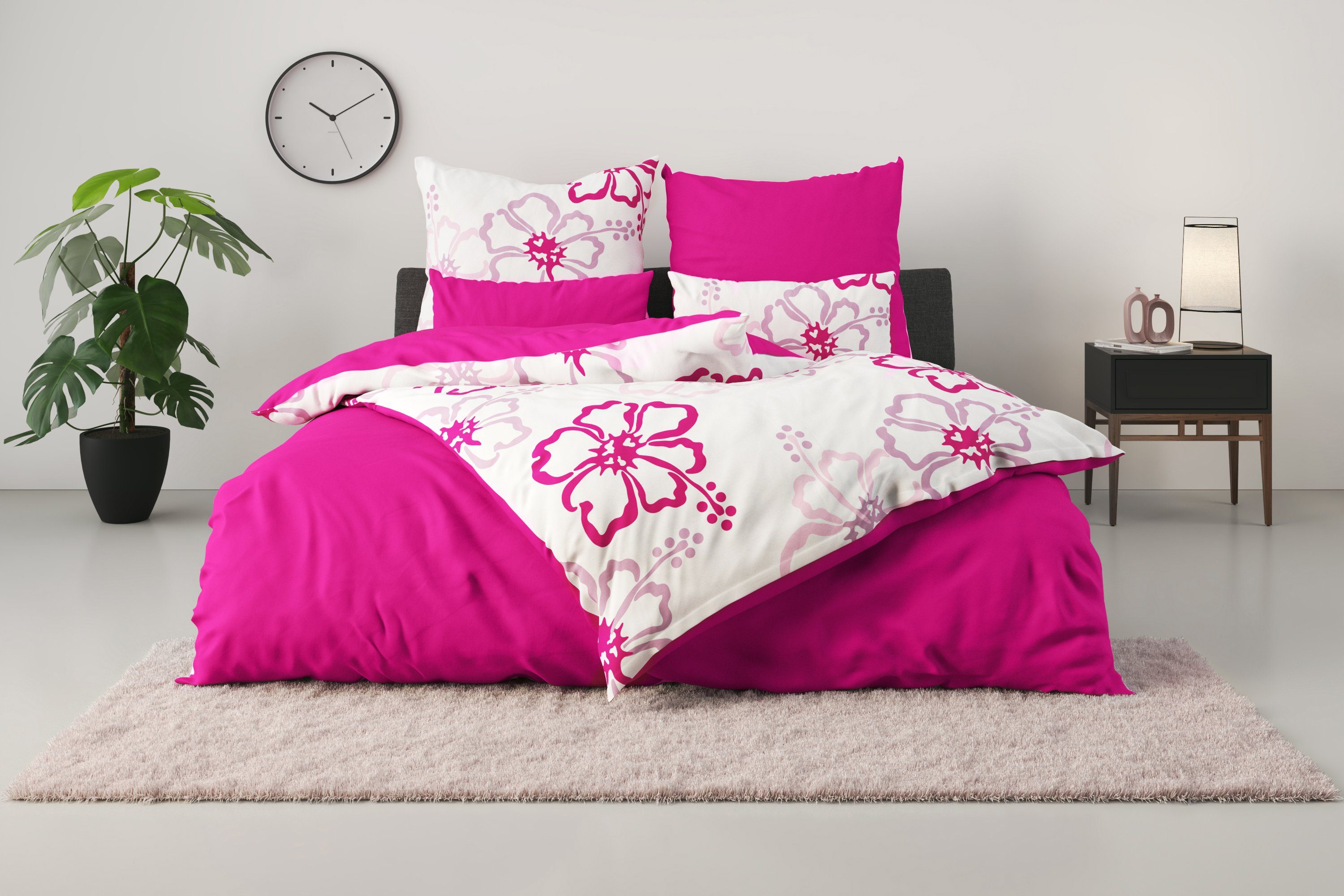my home Wendebettwäsche Litschi, Polycotton recycelt, günstig online kaufen