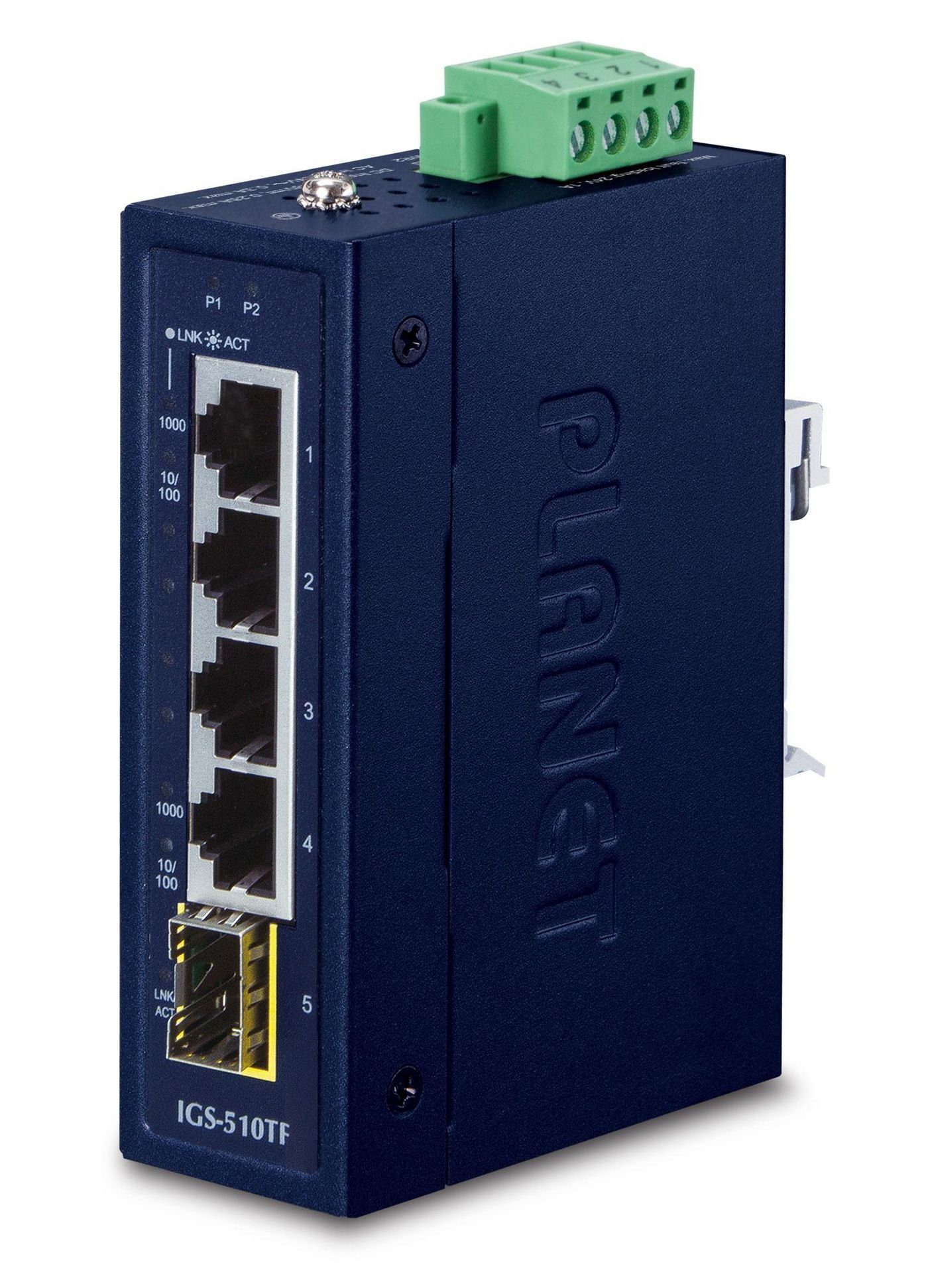 Switch 100/1000X GE 4-Port Netzwerk-Switch TECHNOLOGY TECHNOLOGY + PLANET PLANET Port Industrial PLANET