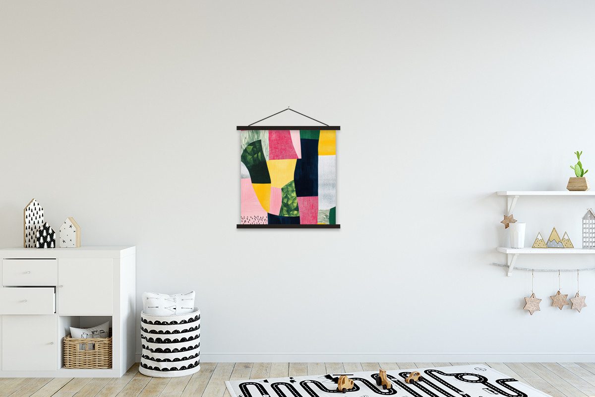 MuchoWow Poster Abstrakt - Rosa - günstig online kaufen