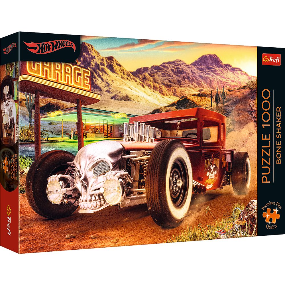 Trefl Puzzle Trefl, Hot Wheels, Bone Shaker, 1000 Teile Premium Plus Puzzle, 1000 Puzzleteile