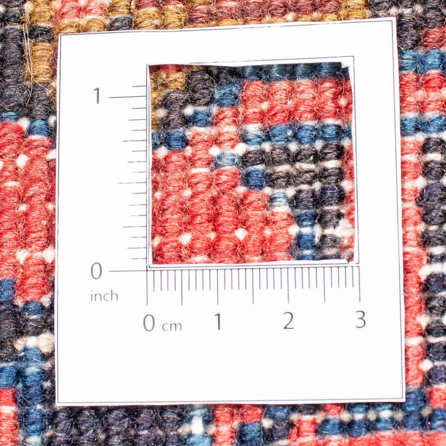 Heriz Rosso mm, cm, rechteckig, Medaillon 10 217 Wollteppich mit Unikat morgenland, 275 Höhe: Zertifikat x