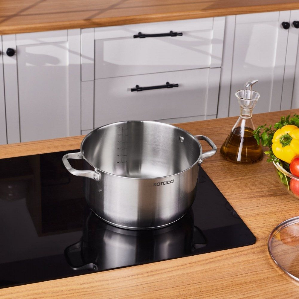 Karaca Kochtopf Karaca Elite Stahltopf 6,7 L 26 cm