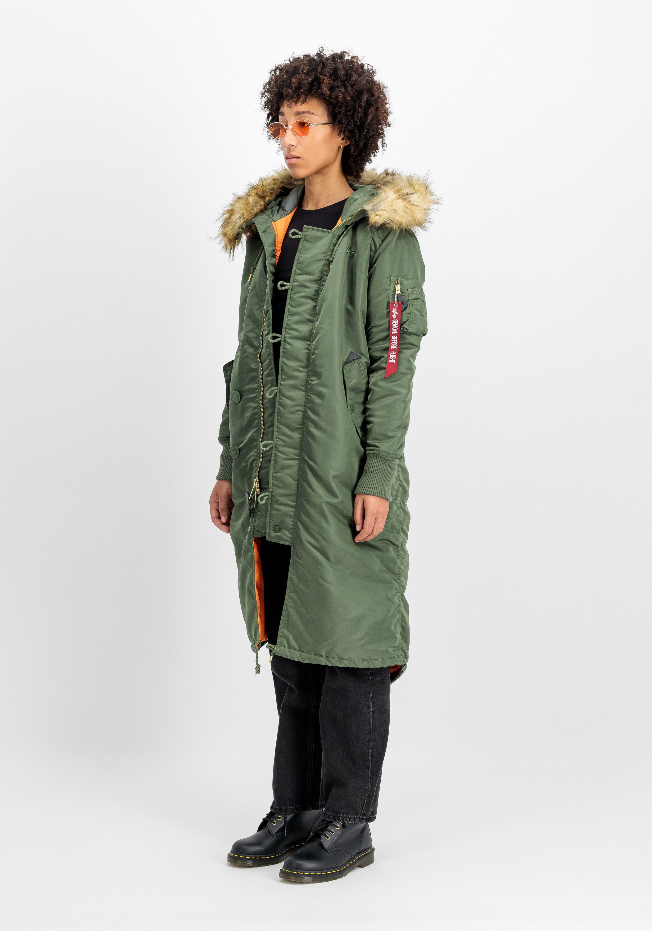 Alpha Industries Winterjacke Long Fishtail W