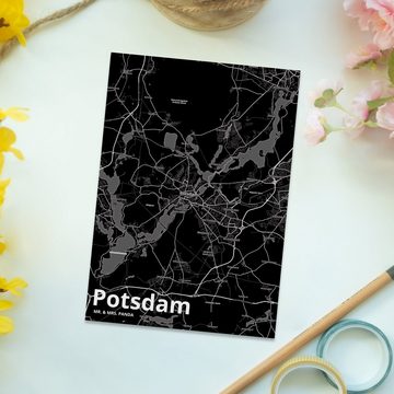 Mr. & Mrs. Panda Postkarte Potsdam - Geschenk, Städte, Stadt Dorf Karte Landkarte Map Stadtplan