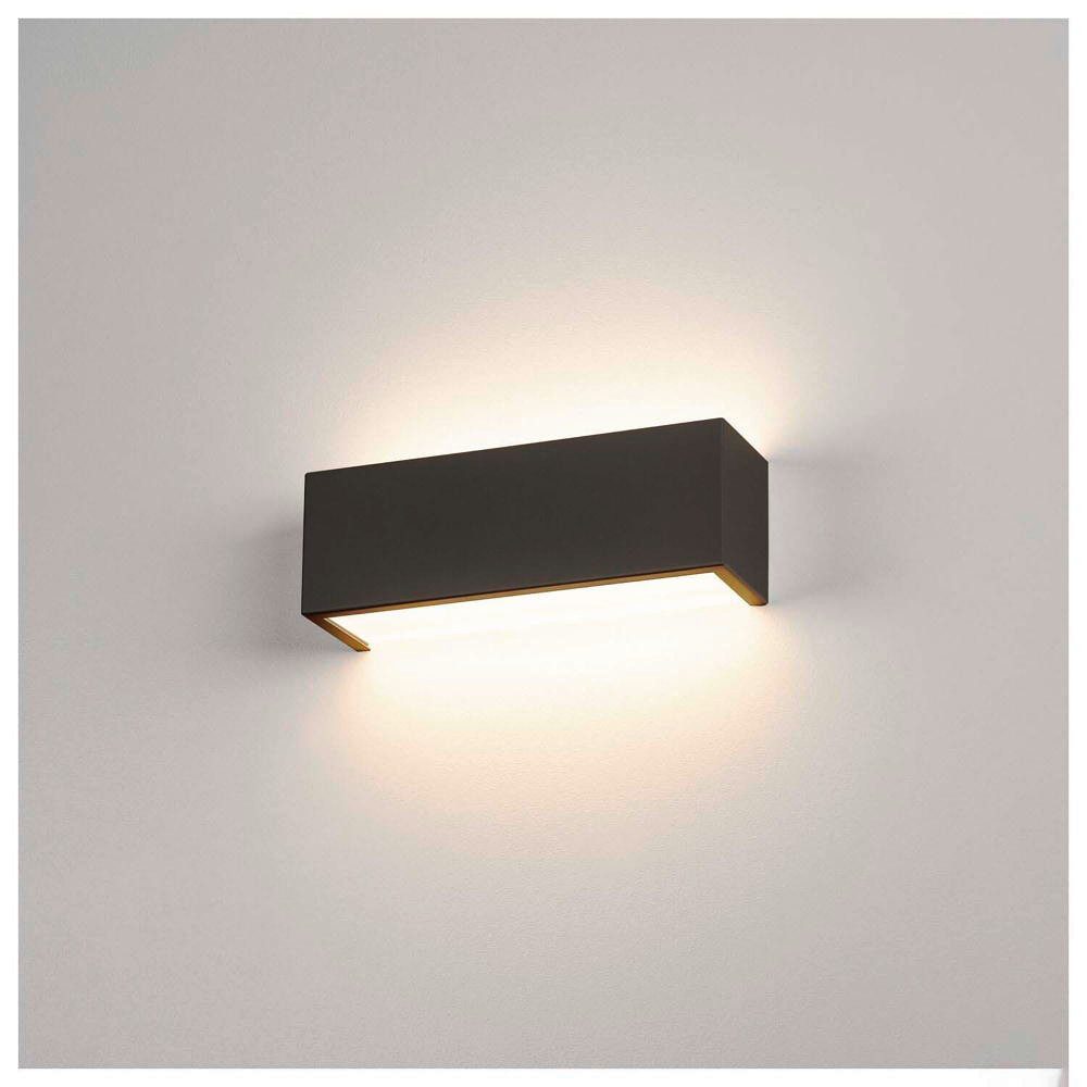 SLV Wandleuchte LED Wandleuchte Chrombo in Schwarz-matt 2x 8W 1580lm, LED