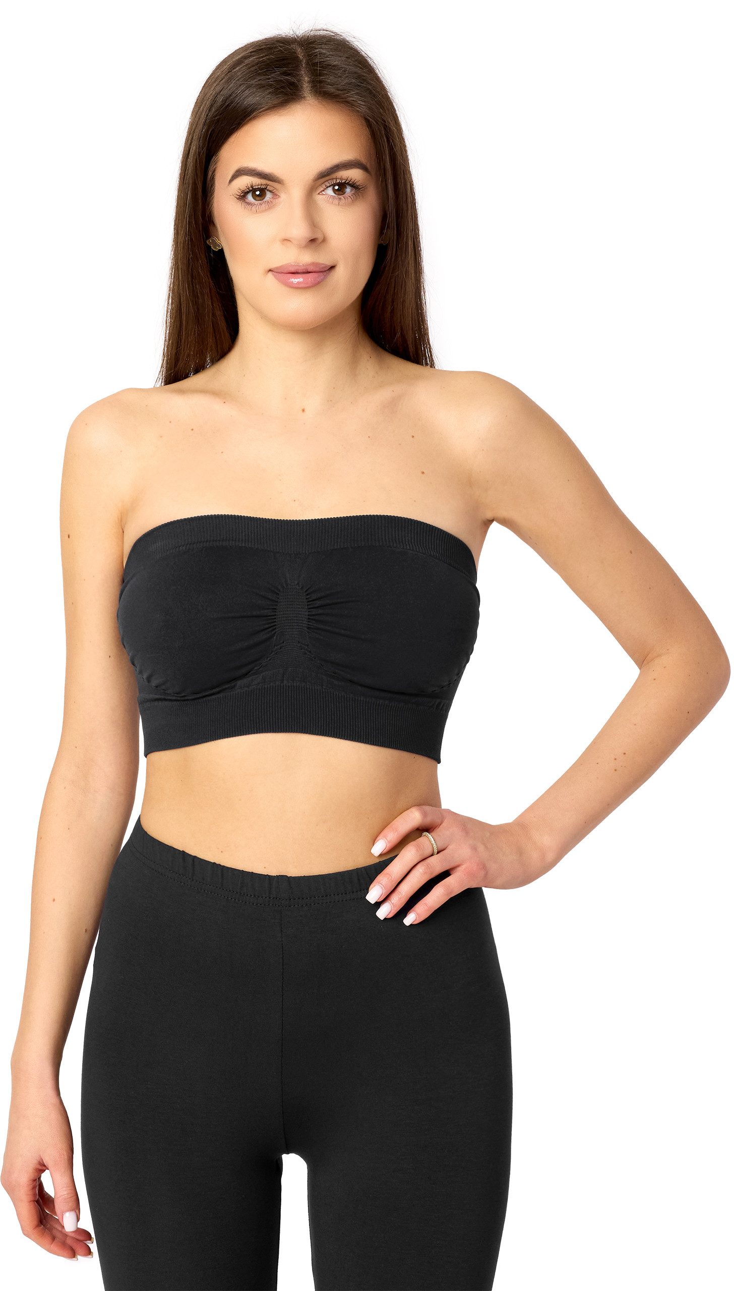 Bandeau-BH Damen Bandeau Top 06 161 (ohne Bügel)