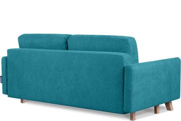 Konsimo Schlafsofa VISNA Sofa 3 Personen, ausziehbare Liegfläche 193×146
