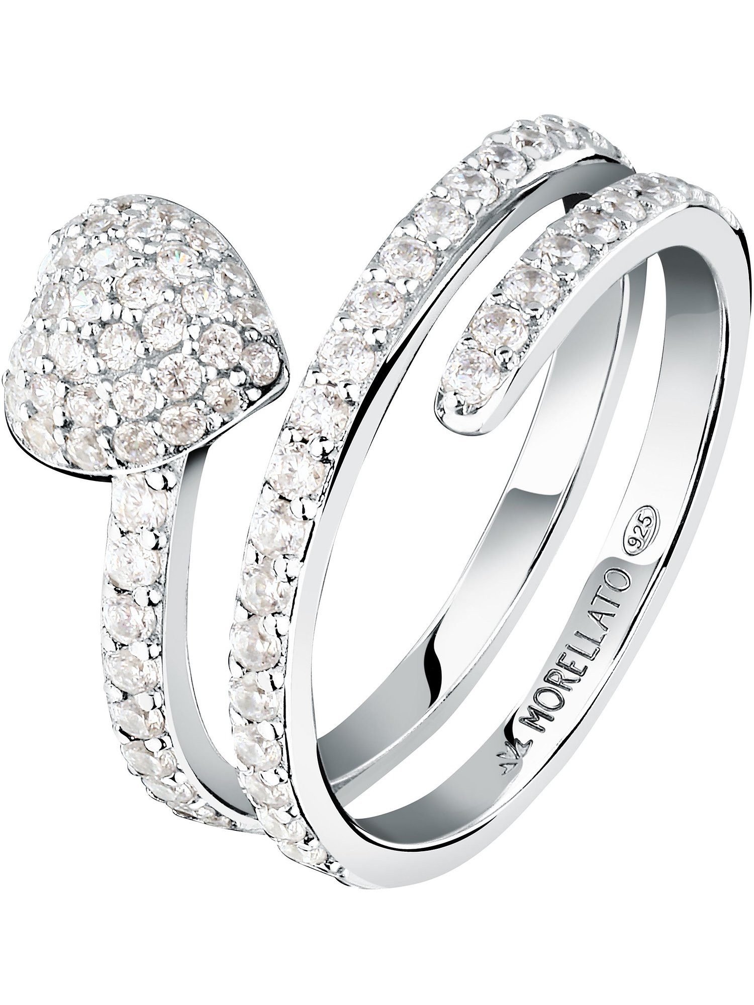 MORELLATO Silberring, Zirkonia