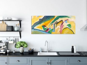 Pixxprint Glasbild Wassily Kandinsky - Komposition, Wassily Kandinsky - Komposition (1 St), Glasbild aus Echtglas, inkl. Aufhängungen und Abstandshalter